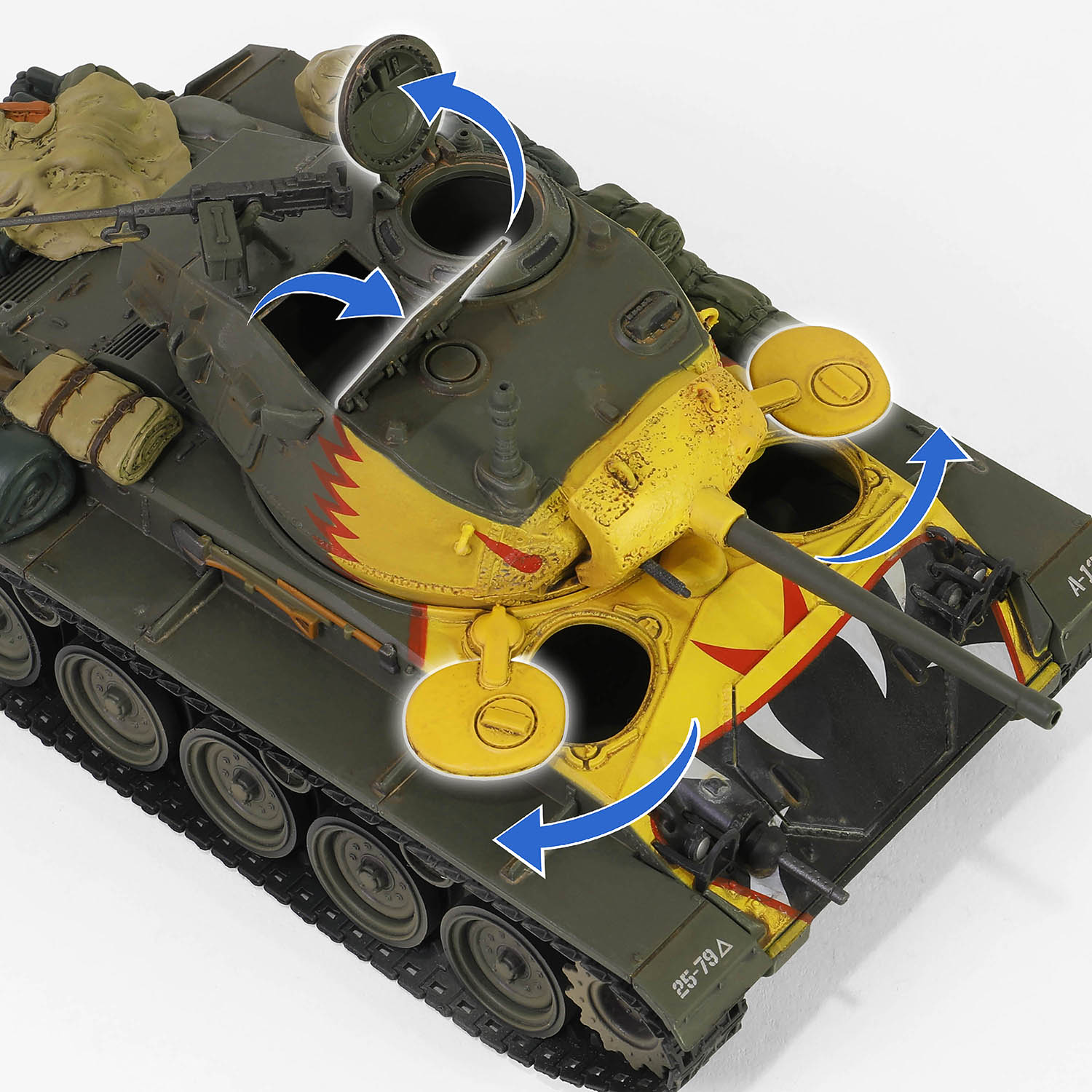U.S. M24 Chaffee medium tank