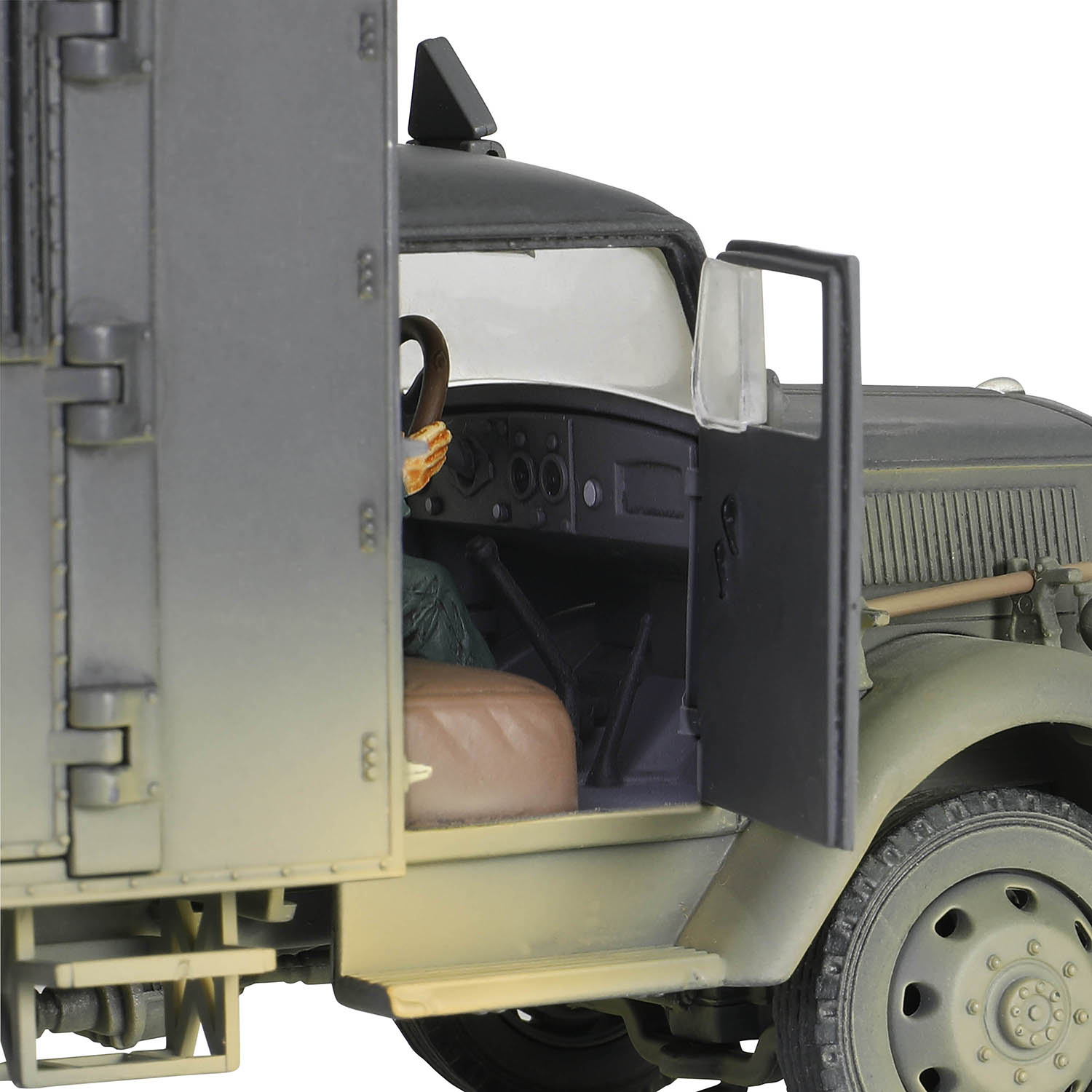 欧宝「闪电」3.6-6700A型Kfz.305救护卡车 (国防灰色涂装RAL 7021) 二战德军救护卡车