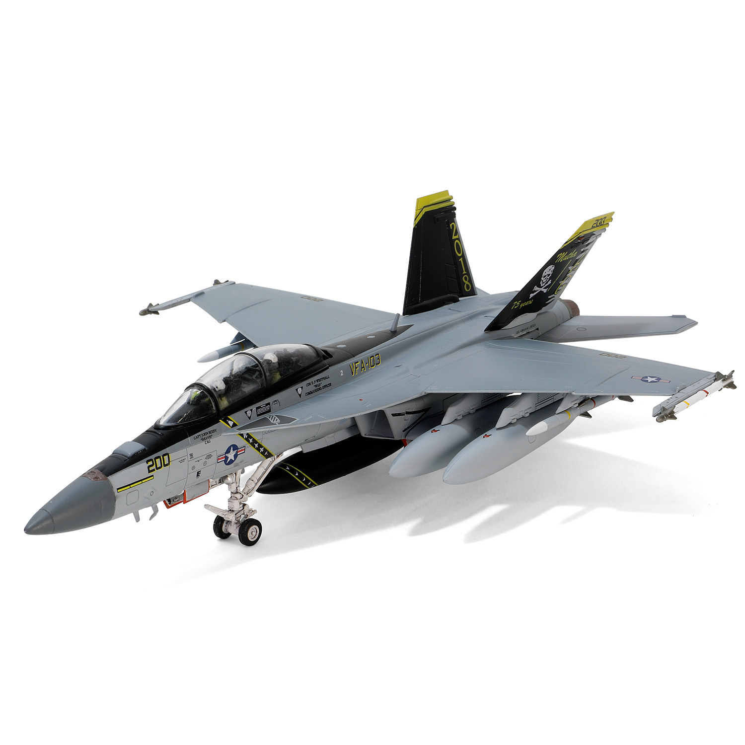 F/A-18F Super Hornet VFA-103 “Jolly Rogers” U.S. NAVY, VFA-103 Jolly Rogers, Squadron 75th Anniversary, USS