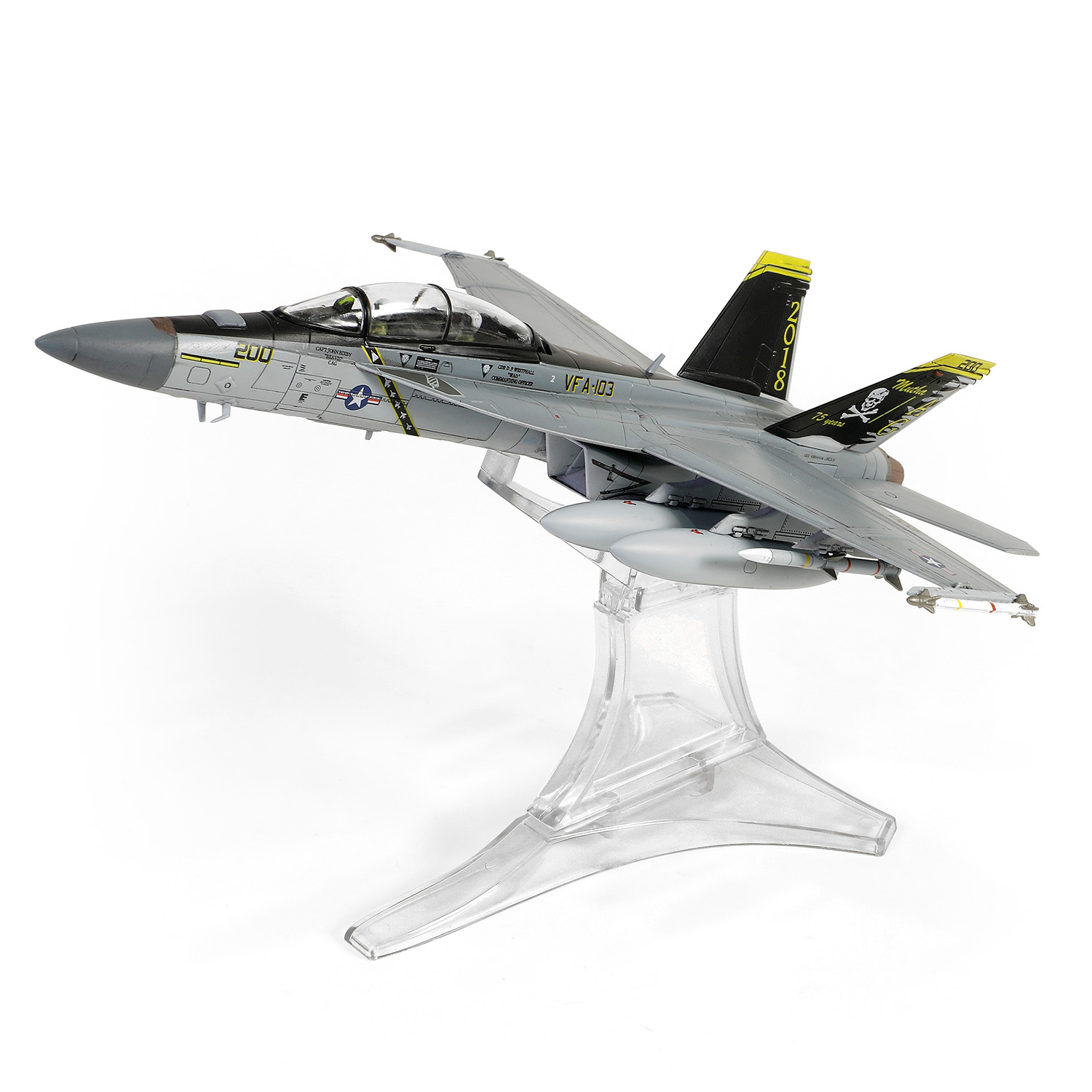 F/A-18F Super Hornet VFA-103 “Jolly Rogers” U.S. NAVY, VFA-103 Jolly Rogers, Squadron 75th Anniversary, USS