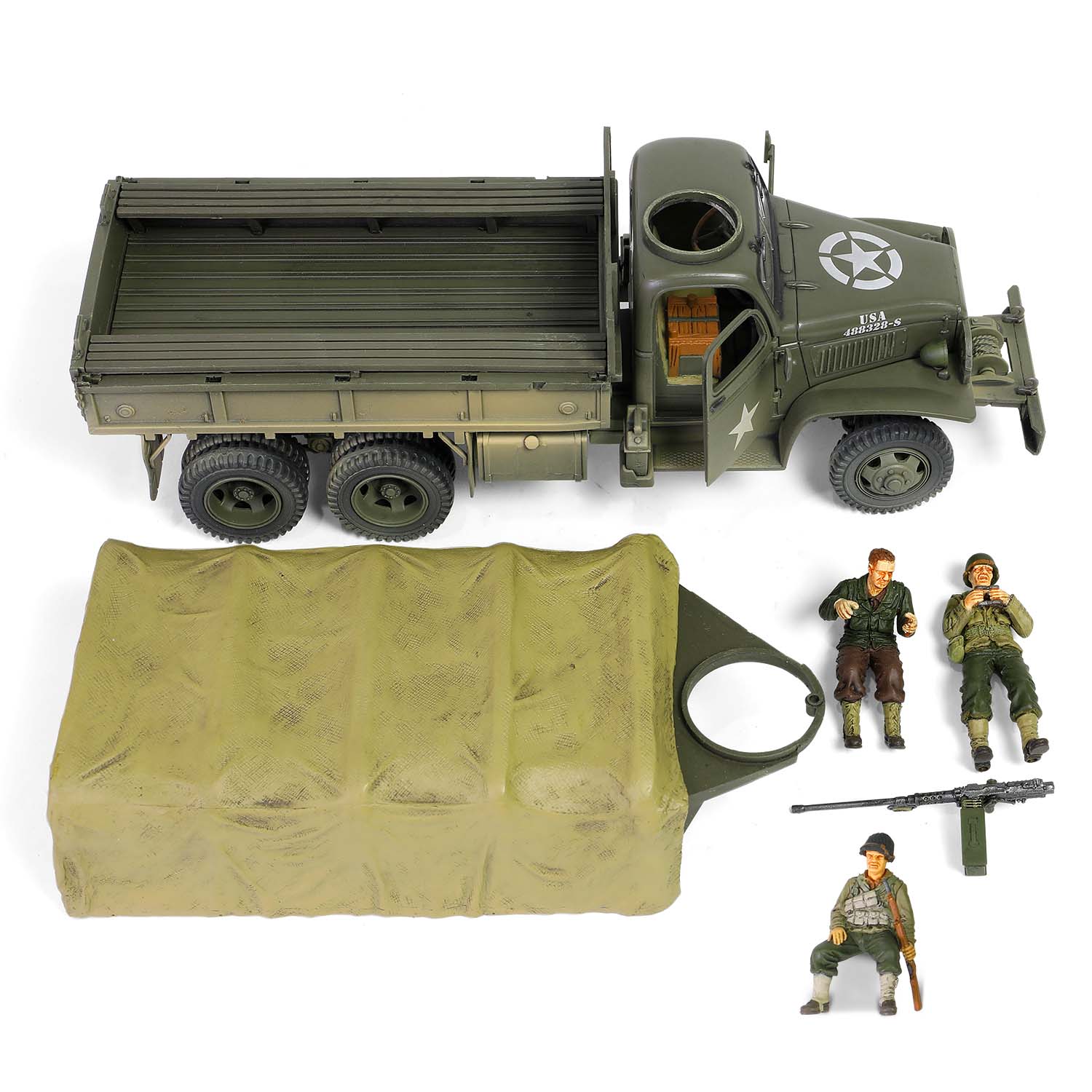 GMC CCKW-353B Cargo Truck(canvas canopy version) U.S. 1st Infantry Division, LST Ship ramp, Weymouth May