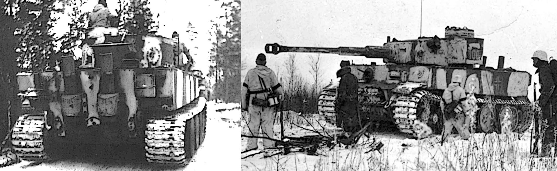 德军重型战车, "虎式" - 极早期生产型 1943年2月，第502重型战车部门，第100号，东部前线