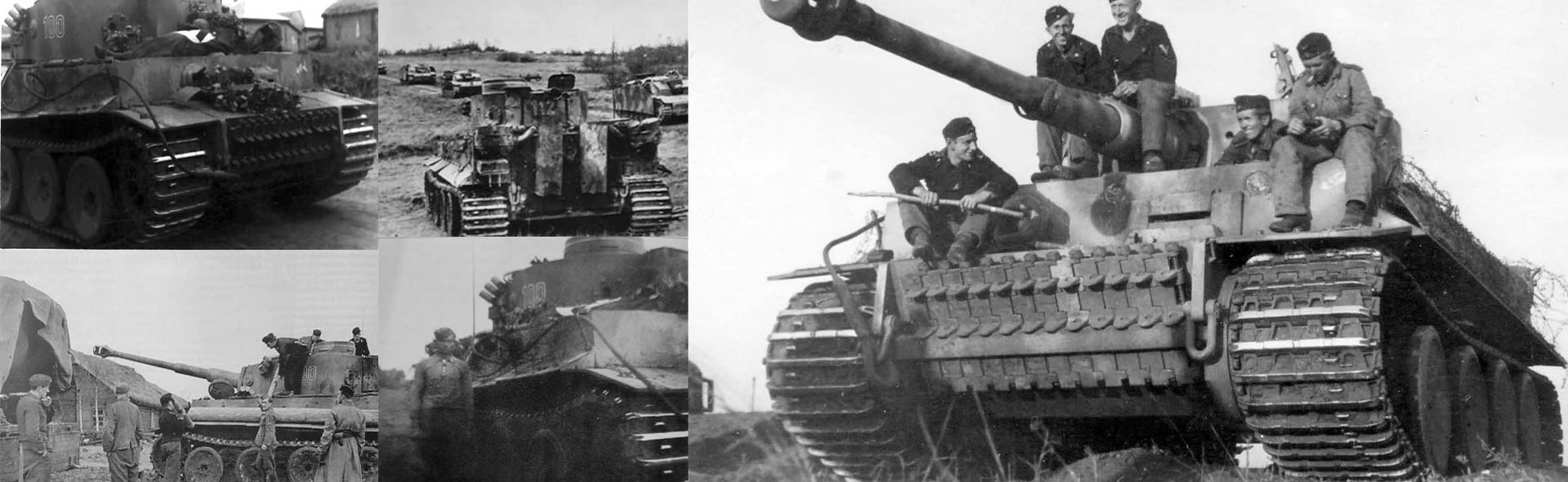 德军重型战车, "虎式" - 早期生产型 1943年7月，第505重型战车部门，第100号，东线库尔斯克