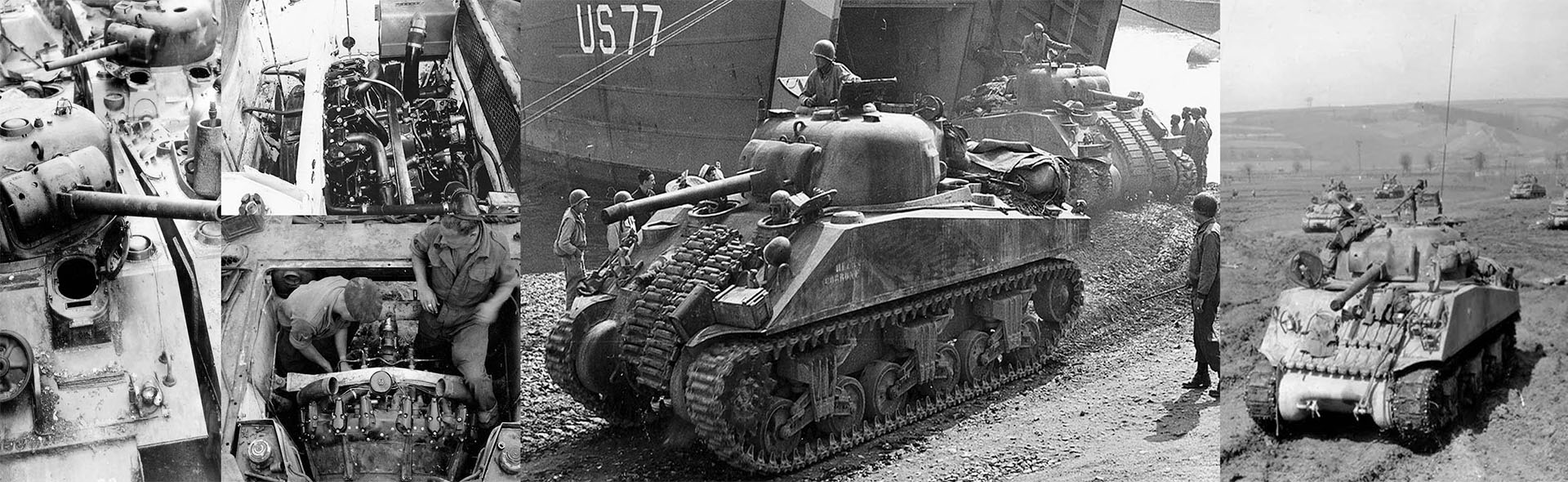 美国中型坦克谢尔曼M4(75)  1944年义大利古斯塔夫防线第753战车营