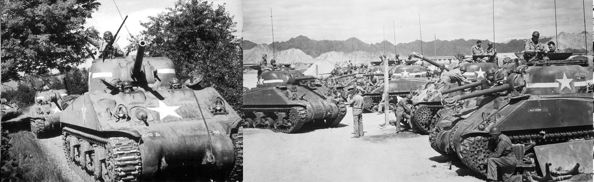 美国中型坦克谢尔曼M4A3 (75) 1943年纽约, 第 5 装甲师, 第 10 战车营, C 连, 训练车
