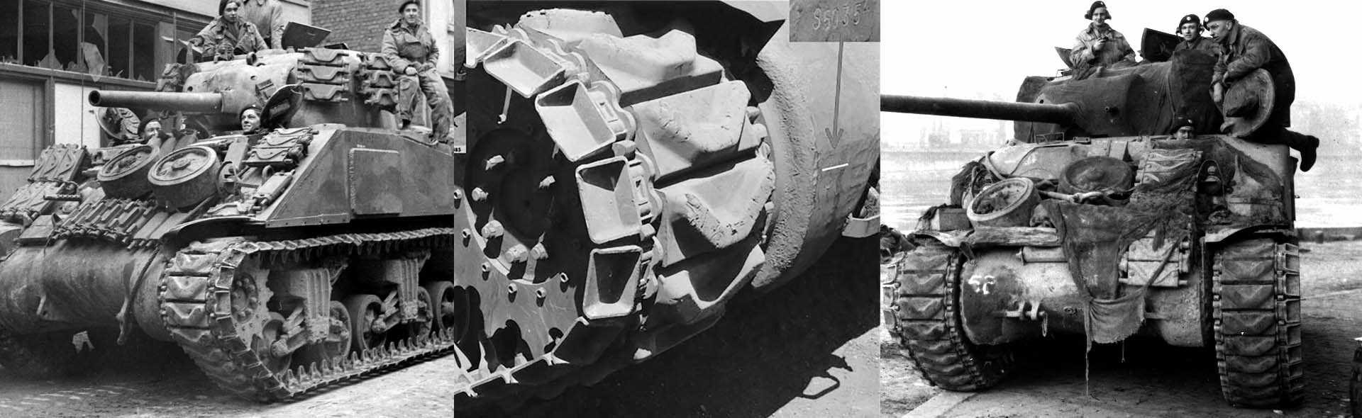 M4谢尔曼坦克HVSS悬挂型金属履带升级套件（T66型）