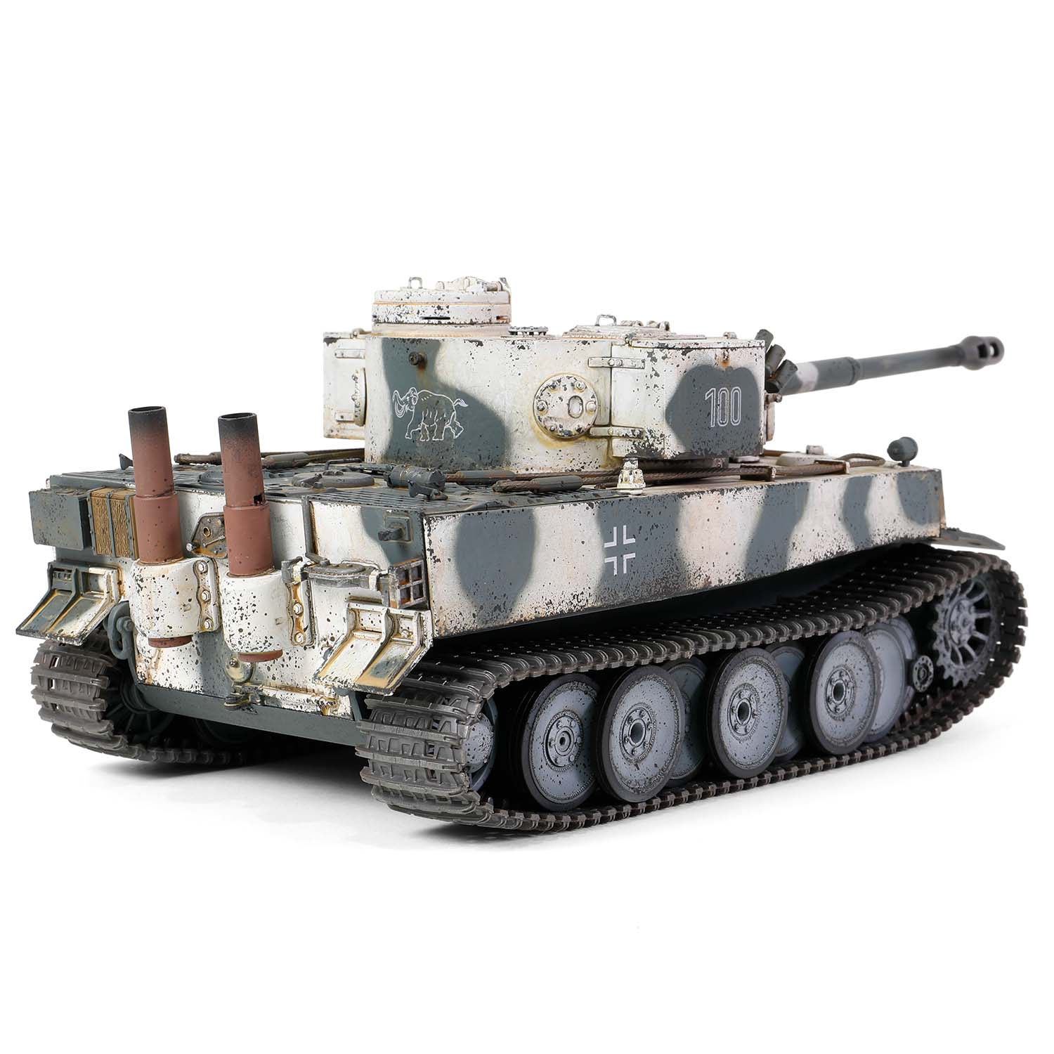 Sd.Kfz.181 PzKpfw VI Tiger Ausf. E heavy tank (Initial production model) Schwere Panzerabteilung 502, No.100, February 1943, Eastern Front