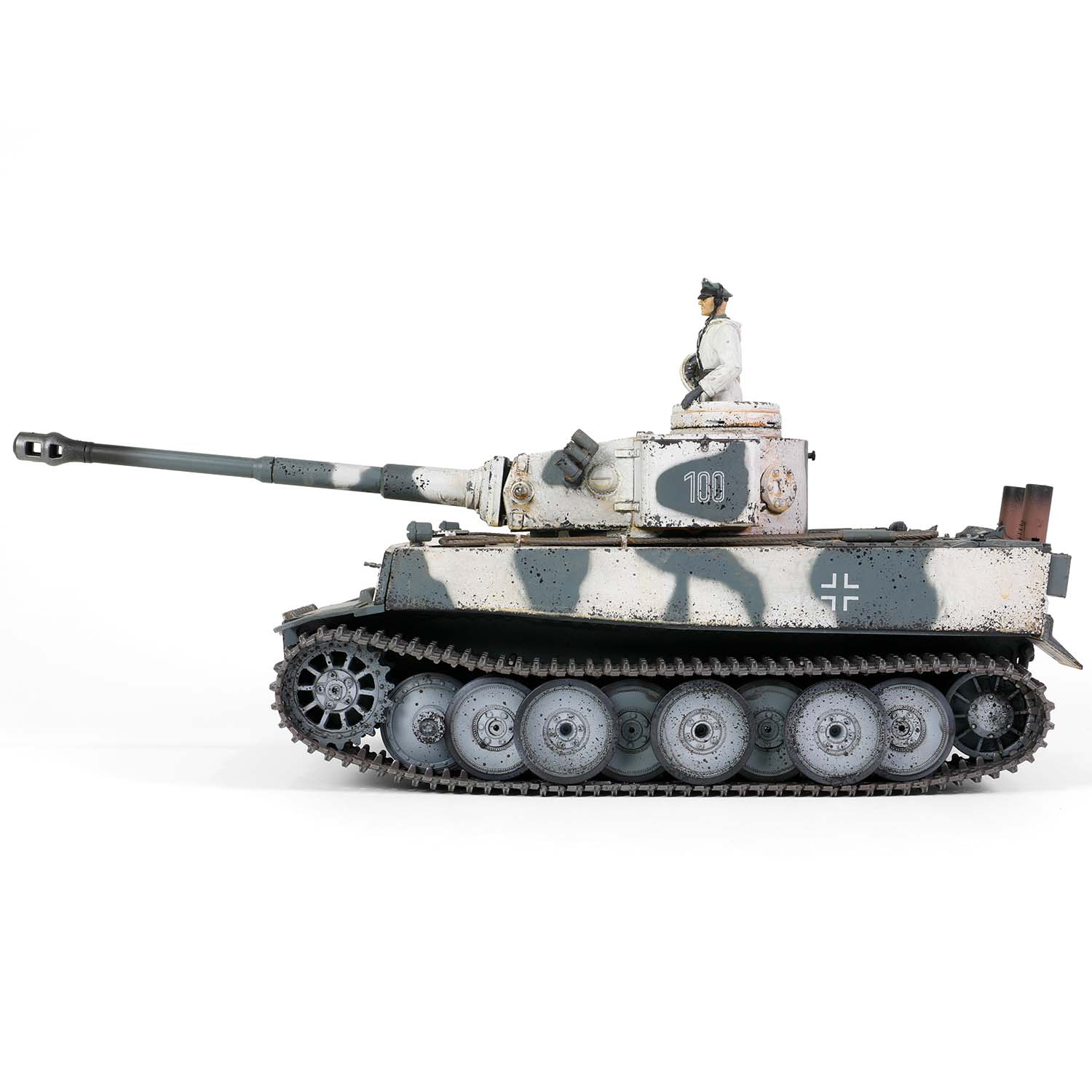 Sd.Kfz.181 PzKpfw VI Tiger Ausf. E heavy tank (Initial production model) Schwere Panzerabteilung 502, No.100, February 1943, Eastern Front