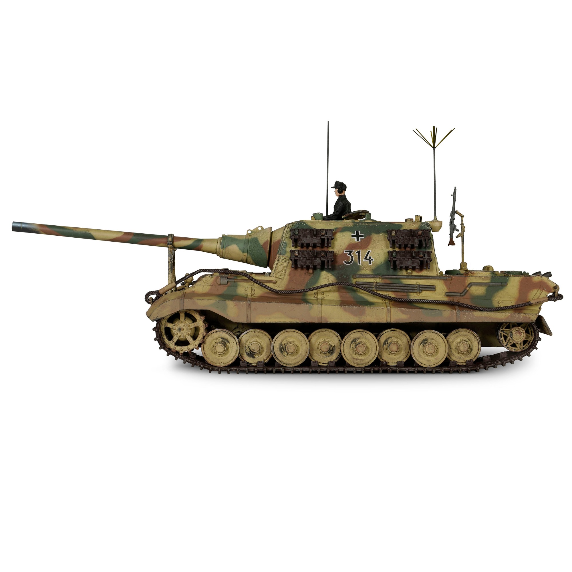 Sd.Kfz.186 Panzerjager Tiger Ausf. B heavy tank "JagdTiger" (Porsche suspension) 3.Kompanie / schwere Panzerjager Abteilung 653, No.314, March 1945