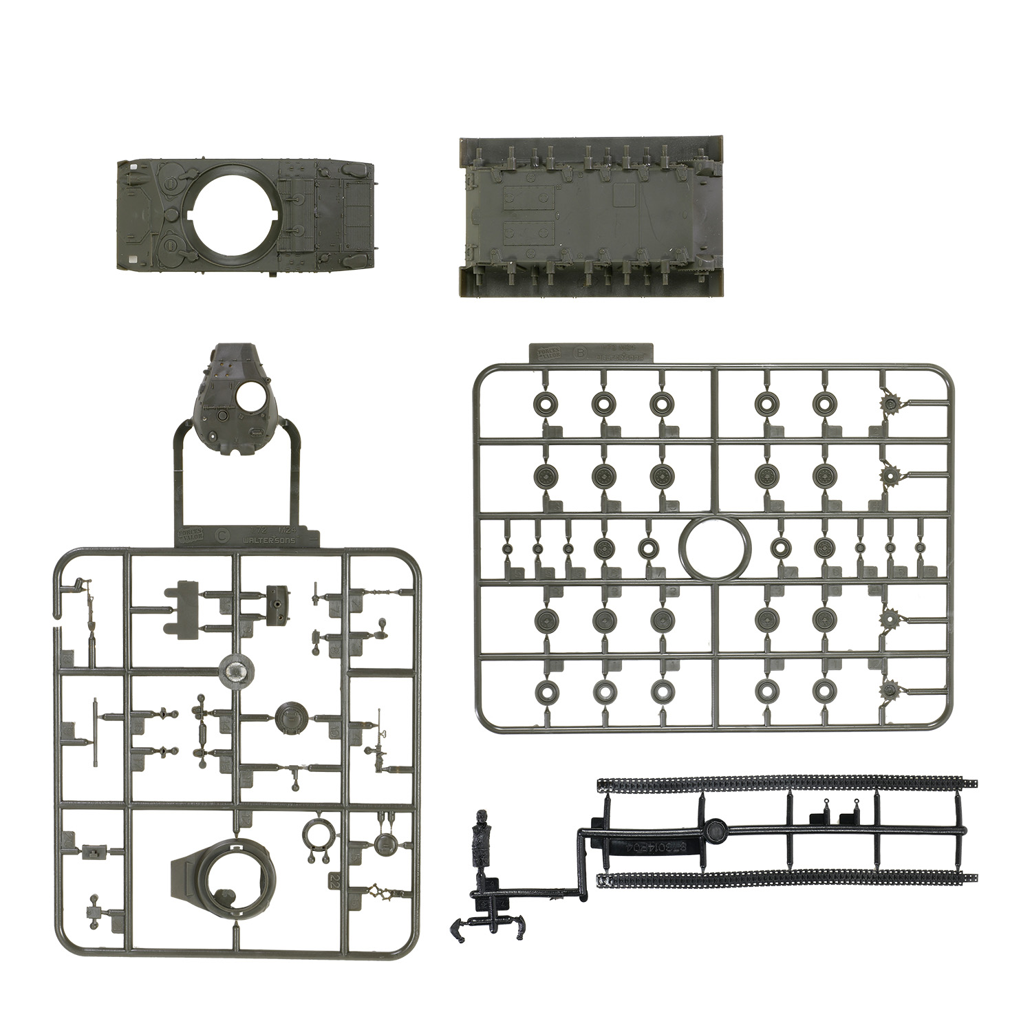 M24 "Chaffee" tank Company D, 36th Tank Battalion, 8th Armoured Division, Rheinberg, Germany, March 1945