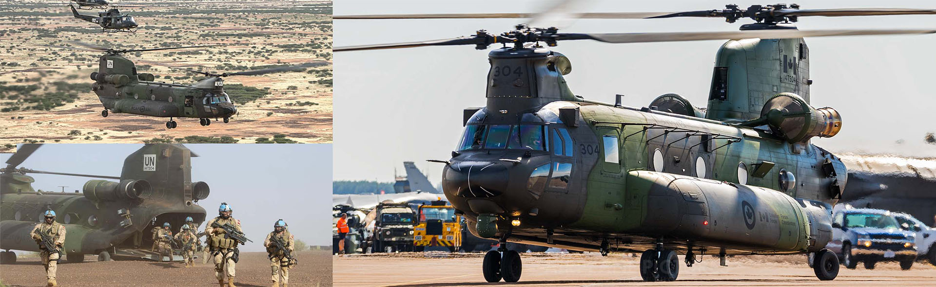 1/72 加拿大皇家空军波音CH -147F 奇努克双旋翼重型直升机 加拿大皇家空军, 450战术直升机中队 , 安大略省佩塔瓦瓦, 彼得华华, #147301