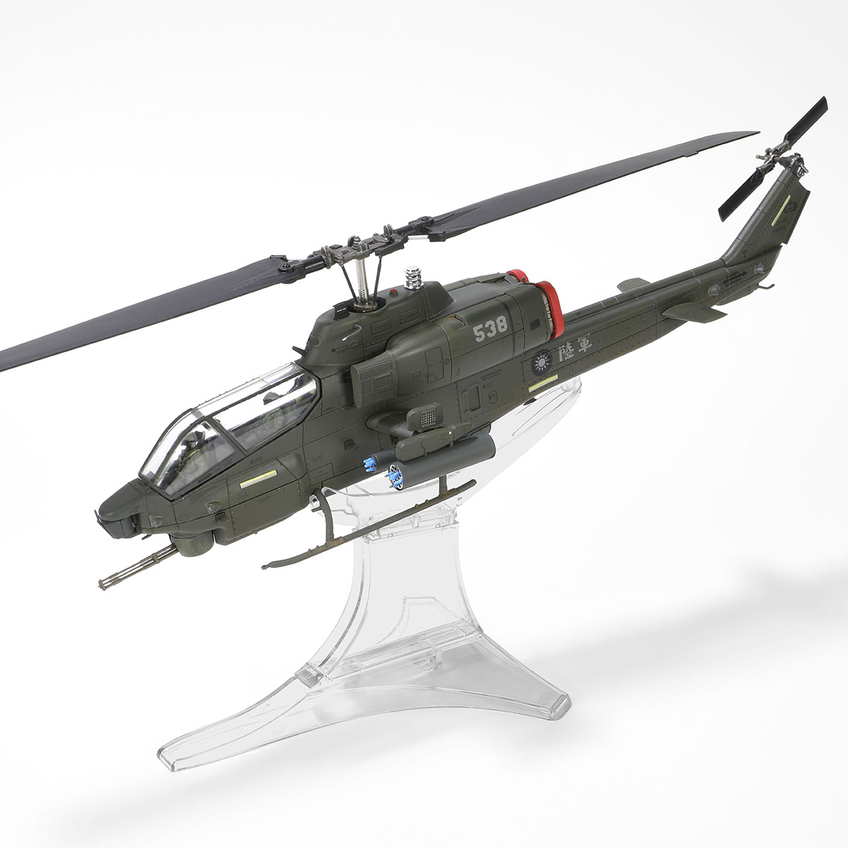 Bell AH-1W "Whiskey Cobra" attack helicopter (Low visibility ver.) Tail number #538, 602nd Air Cavalry Brigade Attack Battalion, ROCA, Taichung News Agency Army Aviation 602 Brigade Longxiang Camp Open Day, March