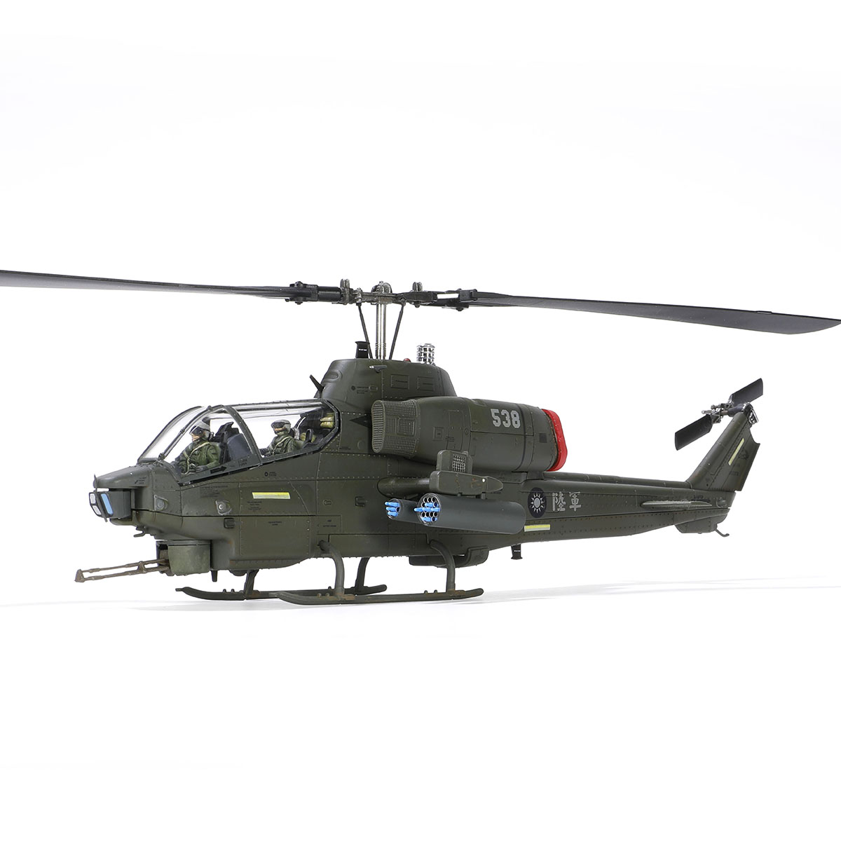 Bell AH-1W "Whiskey Cobra" attack helicopter (Low visibility ver.) Tail number #538, 602nd Air Cavalry Brigade Attack Battalion, ROCA, Taichung News Agency Army Aviation 602 Brigade Longxiang Camp Open Day, March