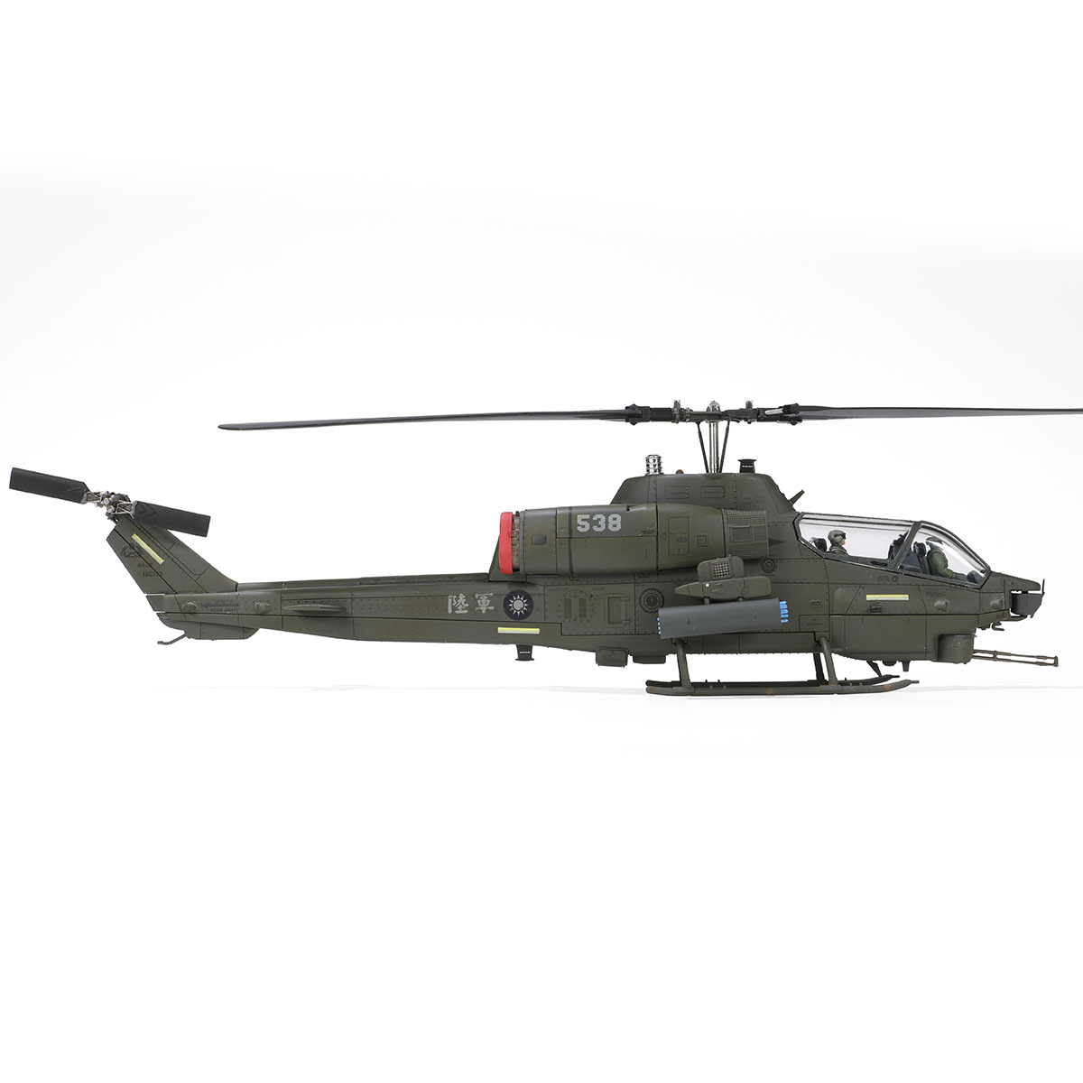 Bell AH-1W "Whiskey Cobra" attack helicopter  (Low visibility ver.) Tail number #538, 602nd Air Cavalry Brigade Attack Battalion, ROCA, Taichung News Agency Army Aviation 602 Brigade Longxiang Camp Open Day, March