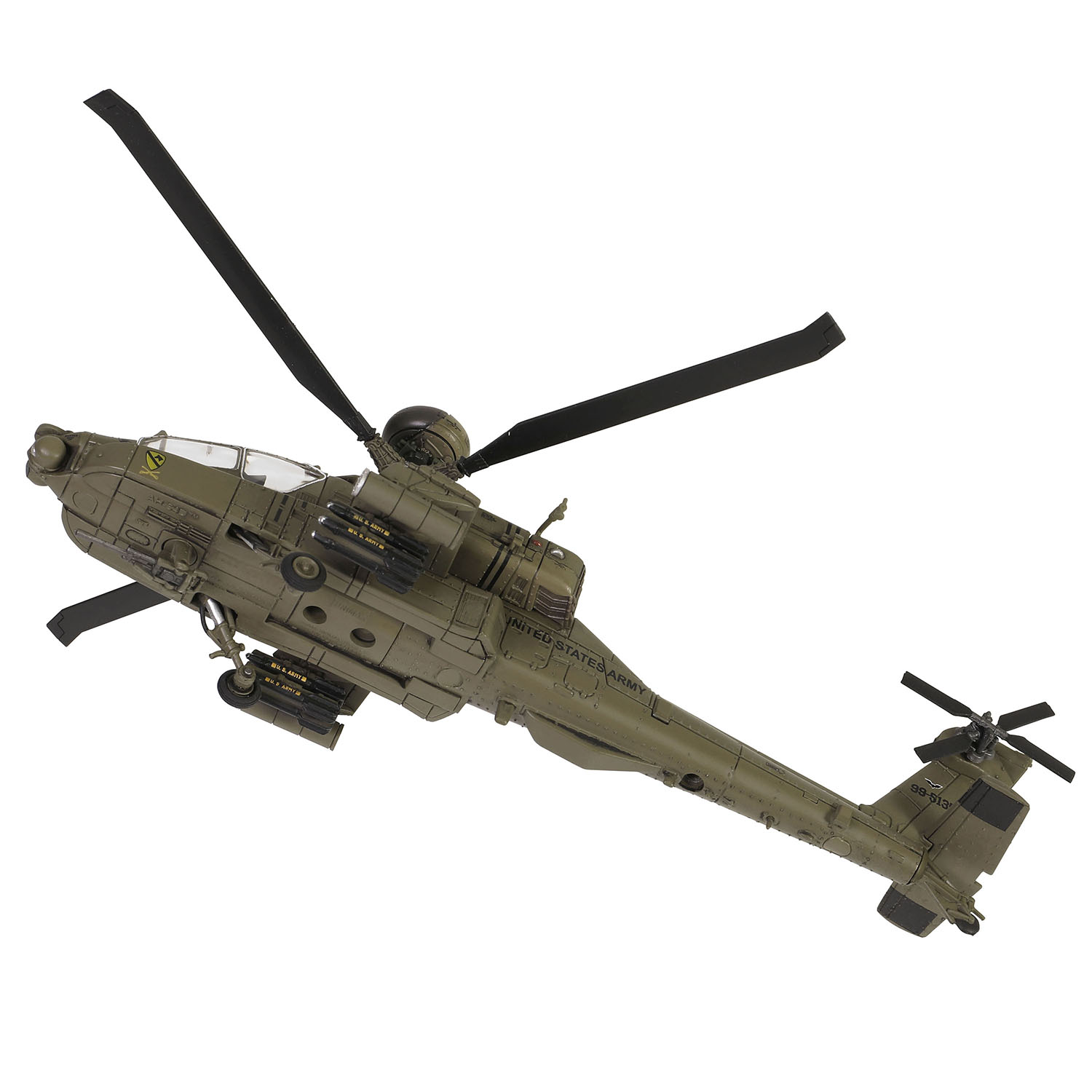 Army Boeing AH-64D Longbow Apache Attack Helicopter 99-5135 of C Company, 1-227 ATKHB, 1st Cavalry Division, 11th Aviation Regiment (Attack),Karbala, Operation Iraq Freedom, March