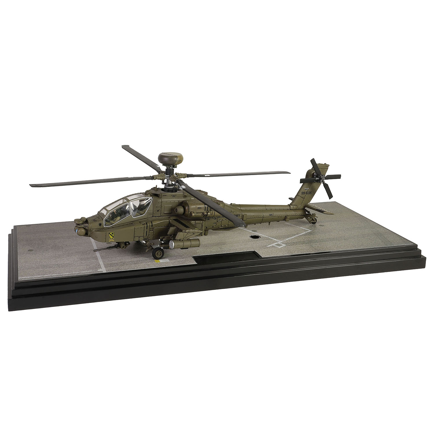 Army Boeing AH-64D Longbow Apache Attack Helicopter 99-5135 of C Company, 1-227 ATKHB, 1st Cavalry Division, 11th Aviation Regiment (Attack),Karbala, Operation Iraq Freedom, March