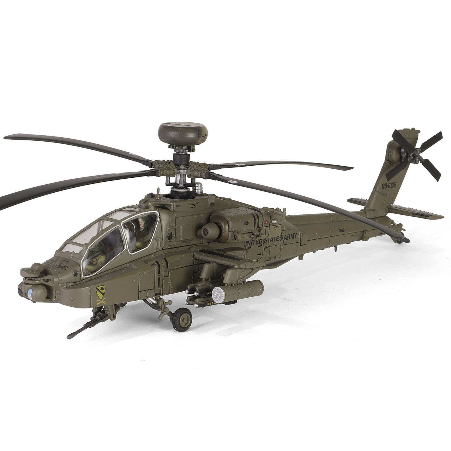 Army Boeing AH-64D Longbow Apache Attack Helicopter 99-5135 of C Company, 1-227 ATKHB, 1st Cavalry Division, 11th Aviation Regiment (Attack),Karbala, Operation Iraq Freedom, March