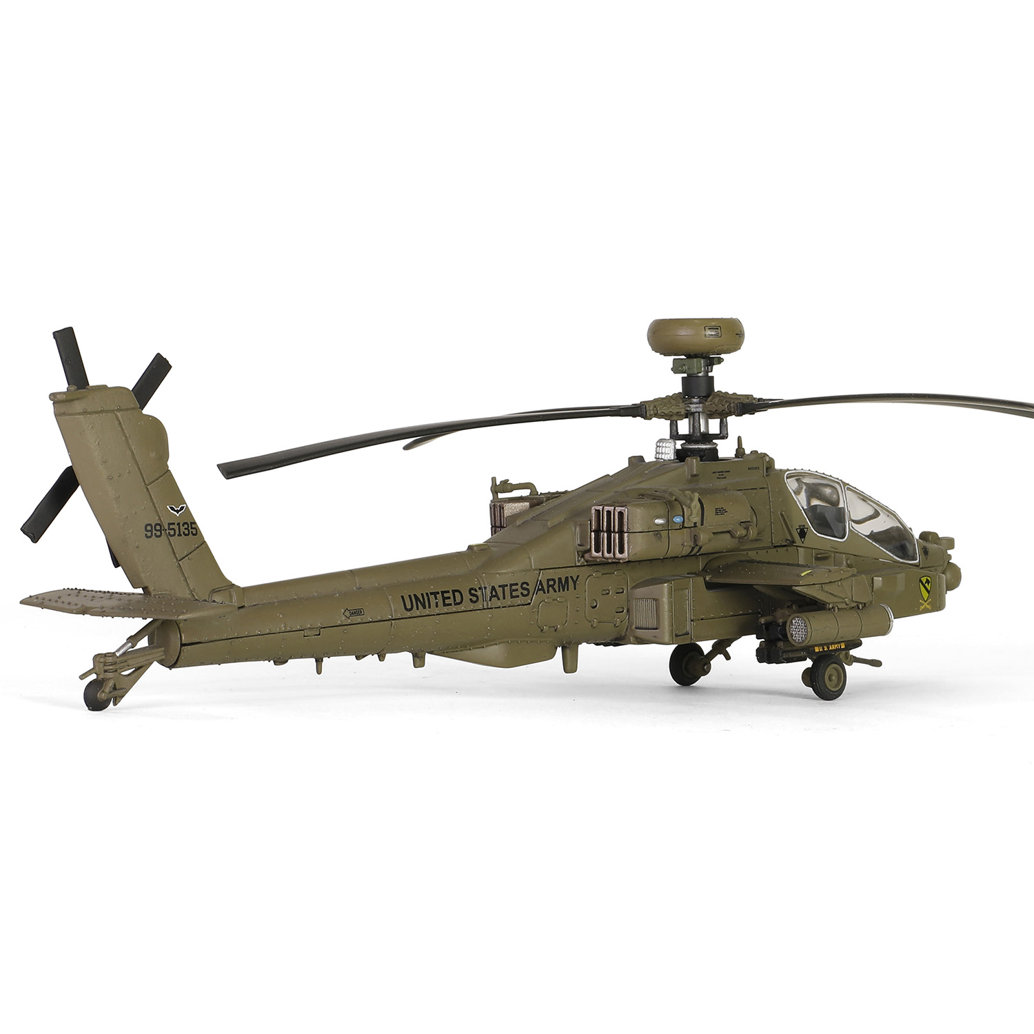 Army Boeing AH-64D Longbow Apache Attack Helicopter  99-5135 of C Company, 1-227 ATKHB, 1st Cavalry Division, 11th Aviation Regiment (Attack),Karbala, Operation Iraq Freedom, March