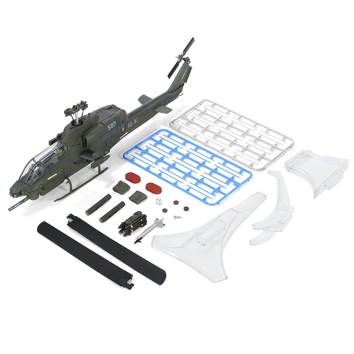 Bell AH-1W "Whiskey Cobra" attack helicopter (Low visibility ver.) Tail number #507  602nd Air Cavalry Brigade Attack Battalion ROCA