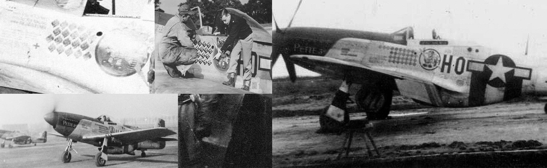 1/72 美军P-51D "野马"战斗机 1944年，美国空军第352战斗机中队第487战斗机中队，John C. Meyer中校，"佩蒂第三"