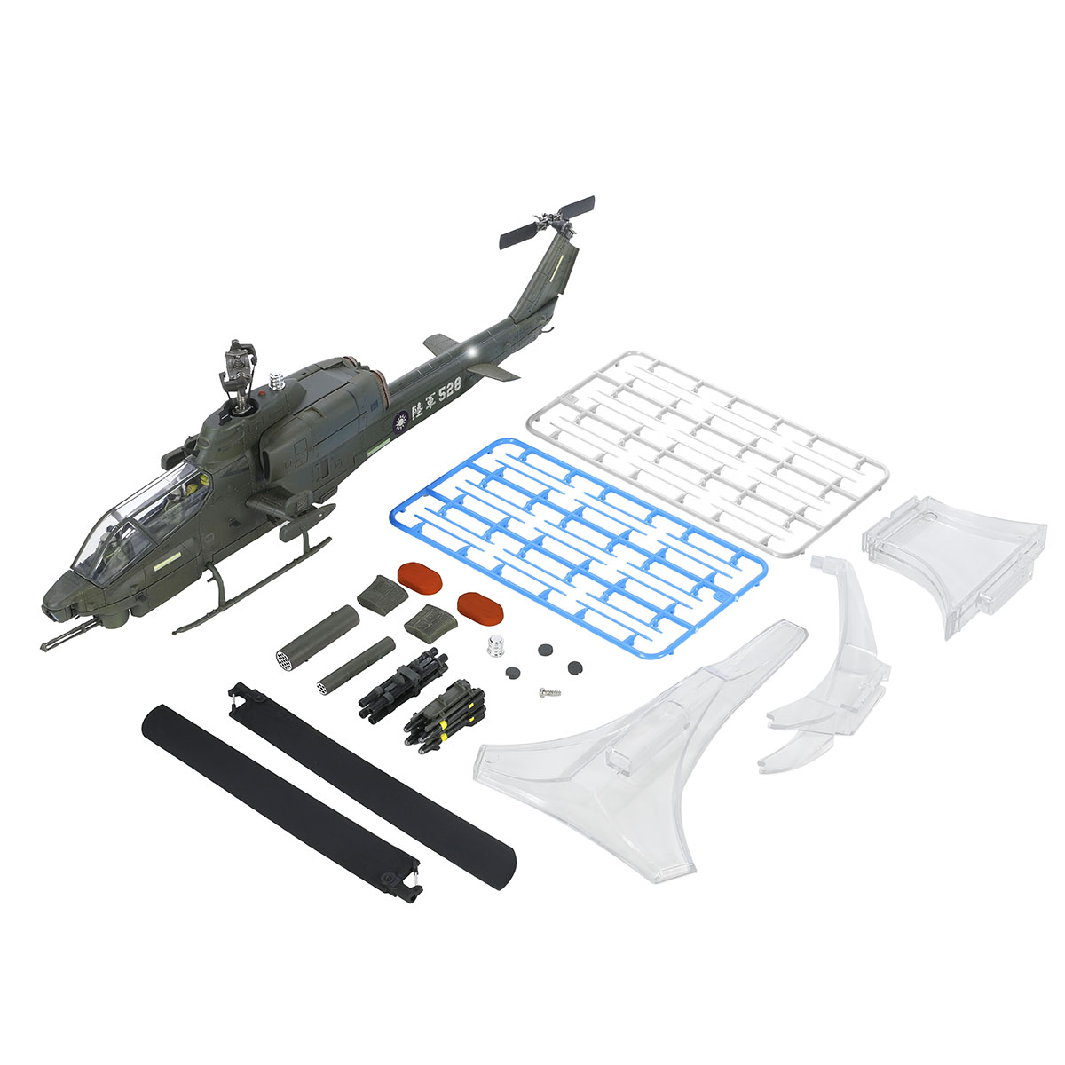 Bell AH-1W "Whiskey Cobra" attack helicopter (High visibility ver.) Tail number #528, 602nd Air Cavalry Brigade Attack Battalion, ROCA, Hsinchu Air Force Base Open Day April