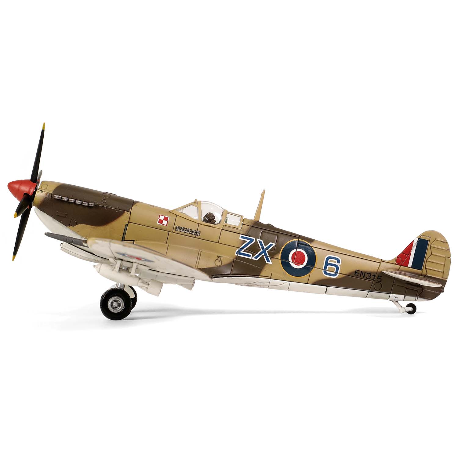 Supermarine Spitfire Mk.IX RAF, EN315 ZX-6 CG of Flt. Lt. Eugeniusz Horbaczewski of No.145 Sqn, La Fouconnerie, Tunisia, April