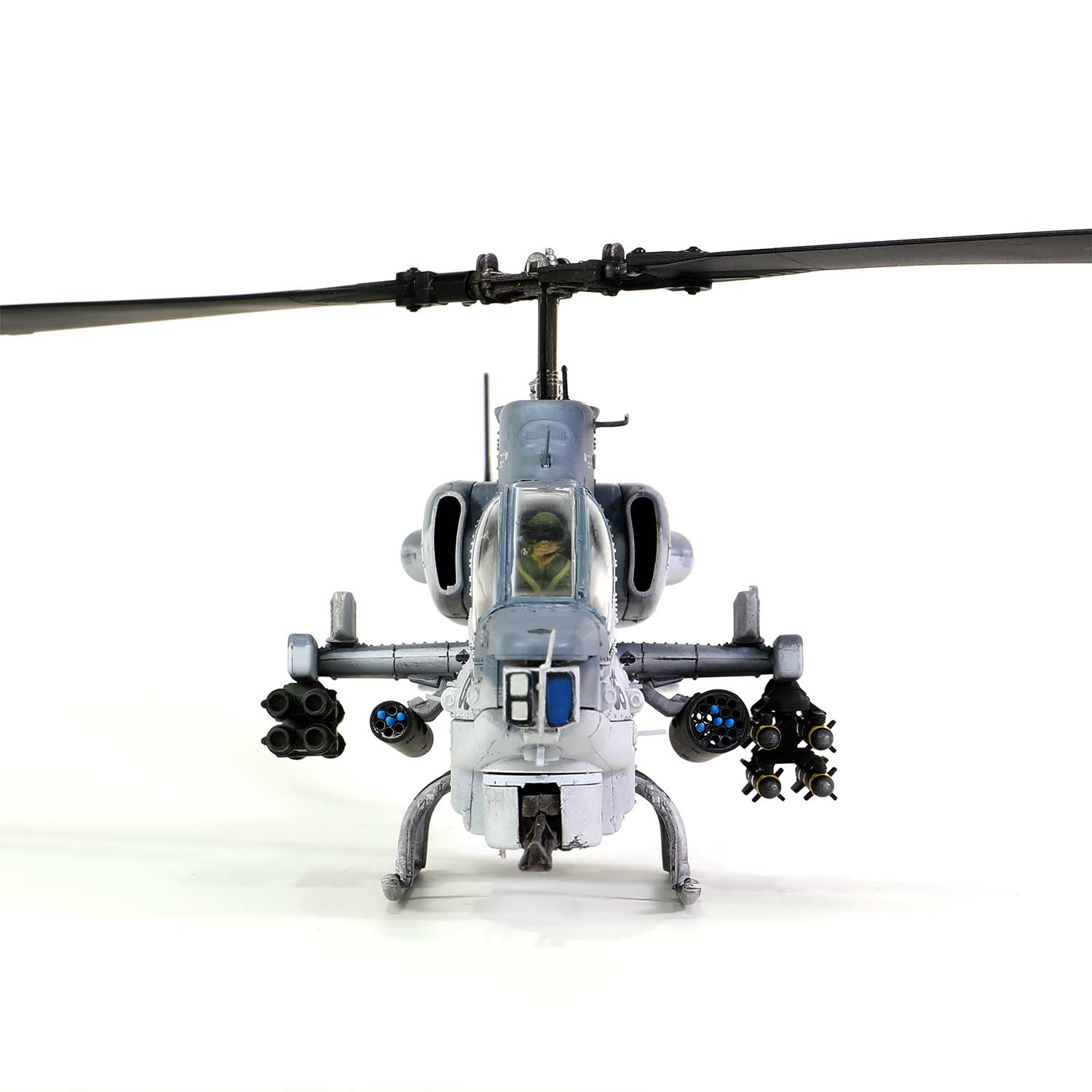 Bell AH-1W "Whiskey Cobra" U.S. Marine Corps Light attack helicopter (NTS exhaust nozzle) Squadron 267, "Final flight of the AH-1W", Camp Pendleton, 23 March