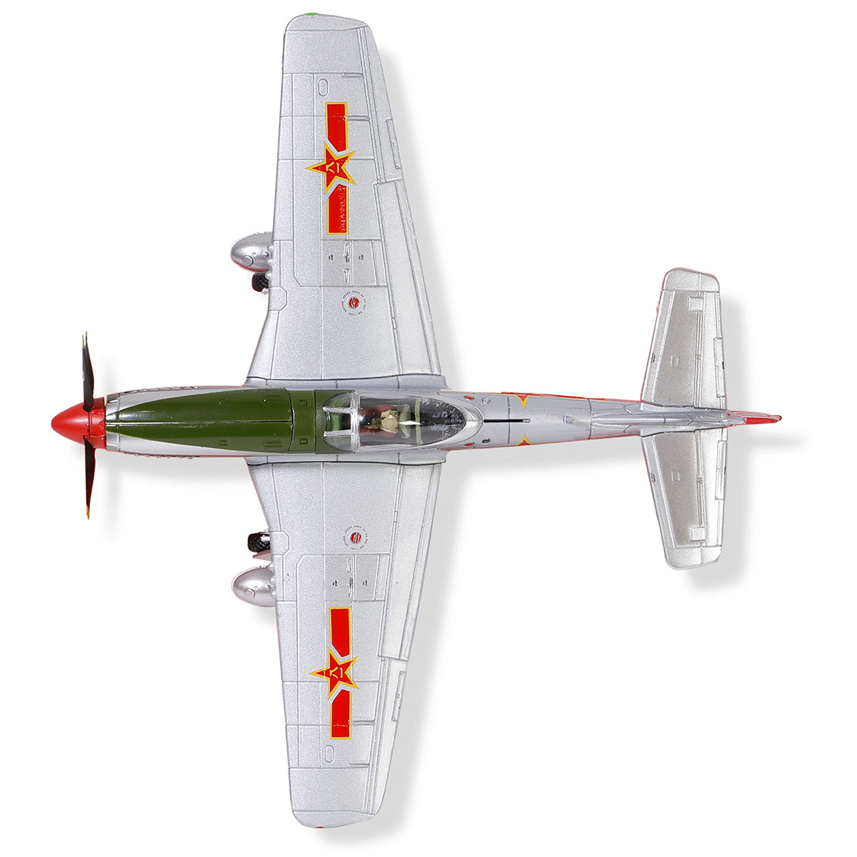 PLA P-51D Mustang aircraft fighter 2nd Squadron, Air Combat Group, People's Liberation Army, Oct. 1st