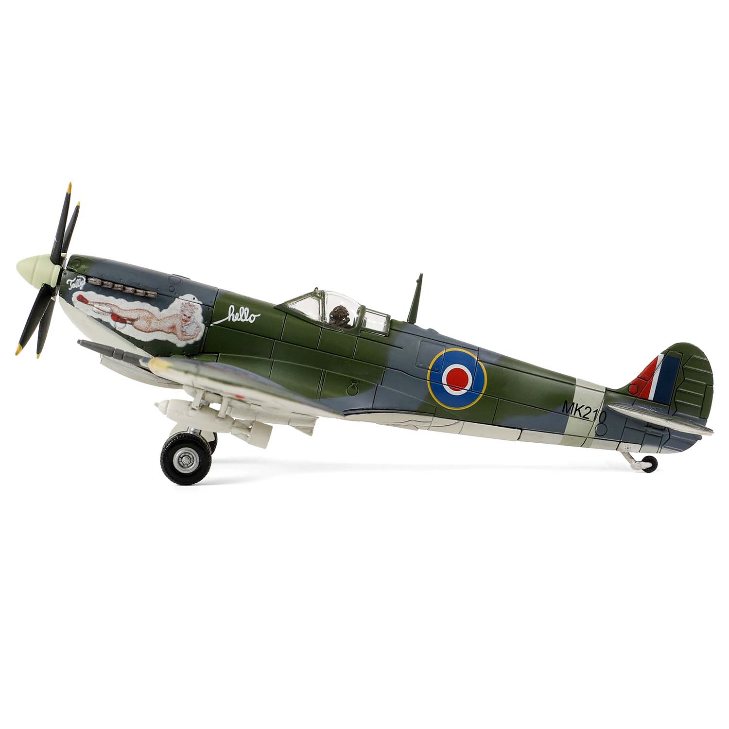 Supermarine Spitfire Mk.IX MK 210, "Tolly Hello" Guns Lundquist, Test Pilot for the USAAF (Long Range Experimental)
