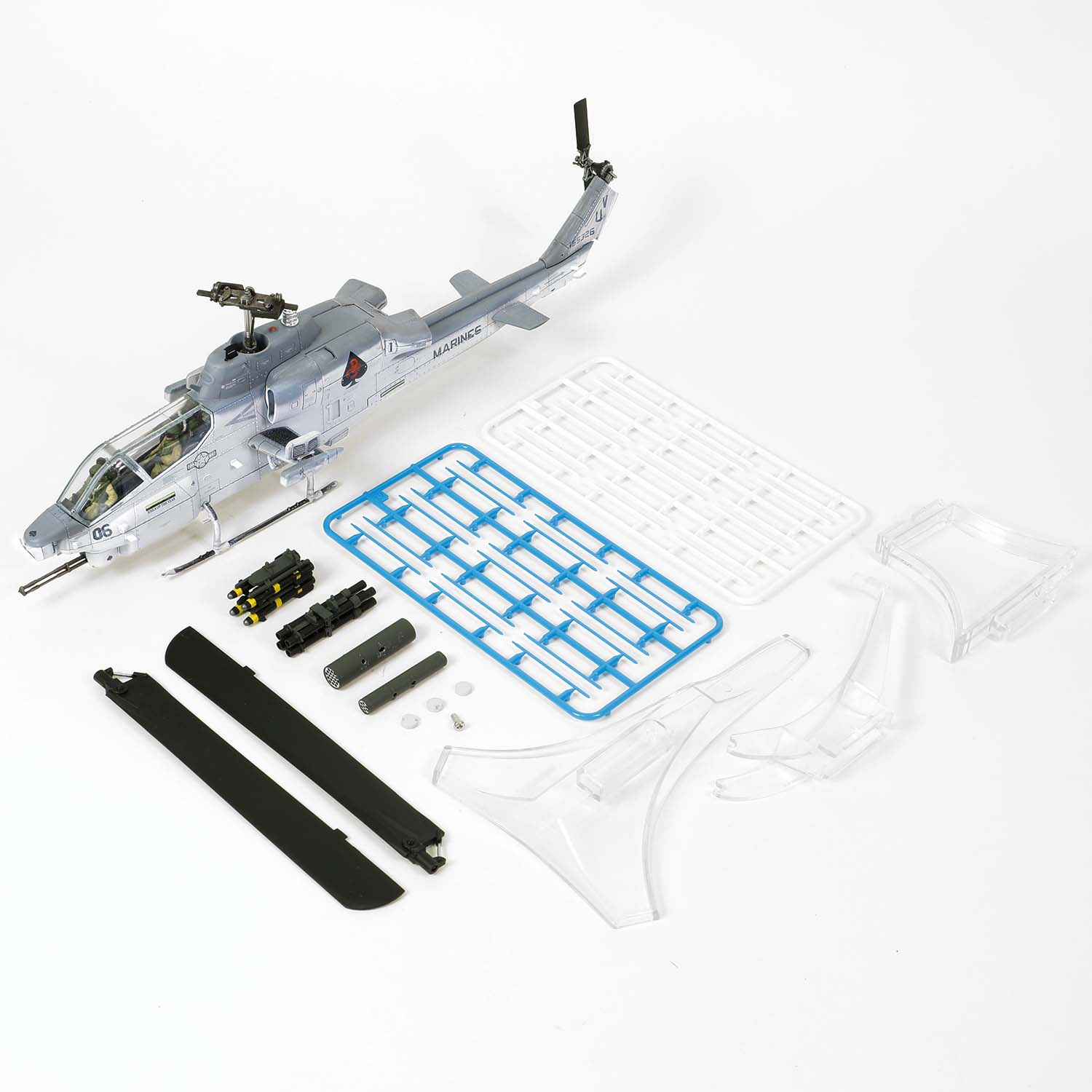 Bell AH-1W "Whiskey Cobra" U.S. Marine Corps Light attack helicopter (NTS exhaust nozzle) Squadron 267, "Final flight of the AH-1W", Camp Pendleton, 23 March