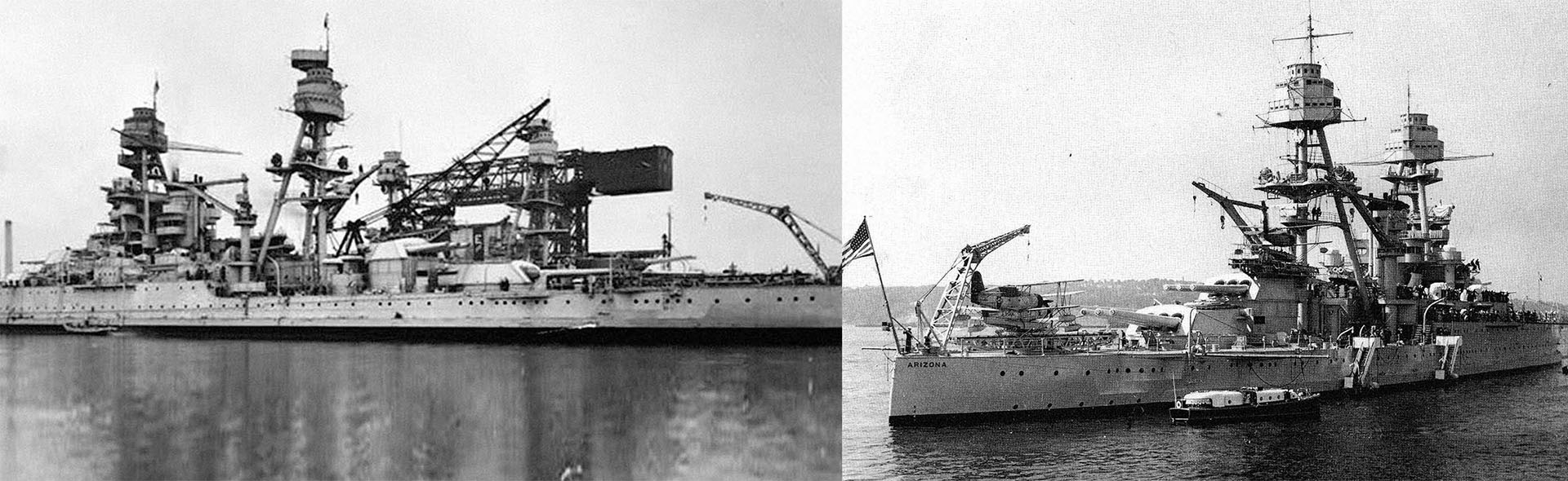 1/700 美国海军宾夕法尼亚级战列舰 - 亚利桑那号 (BB-39) 1941年 珍珠港湾