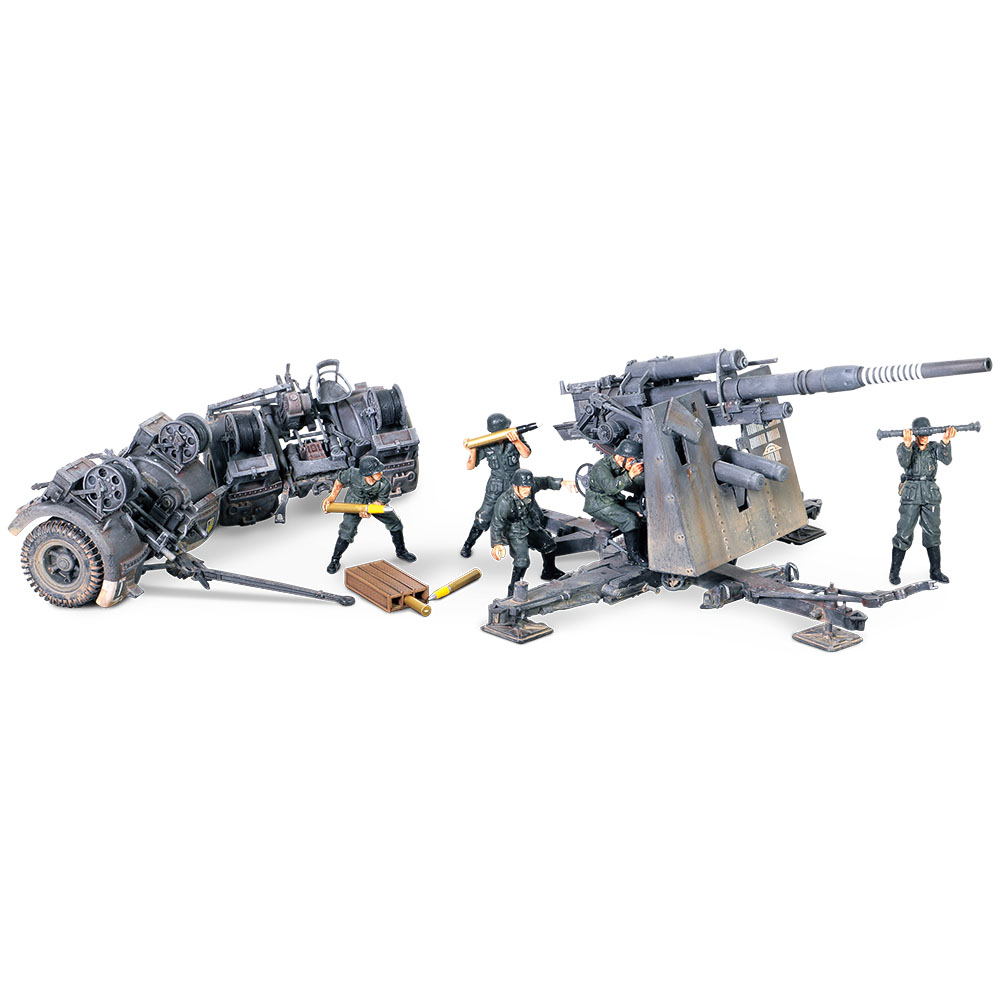 Krupp Flak 36 with Flak Rohr 36 gun barrel & sd. 202 tow vehicle German Army, Stalingrad, USSR, 1943