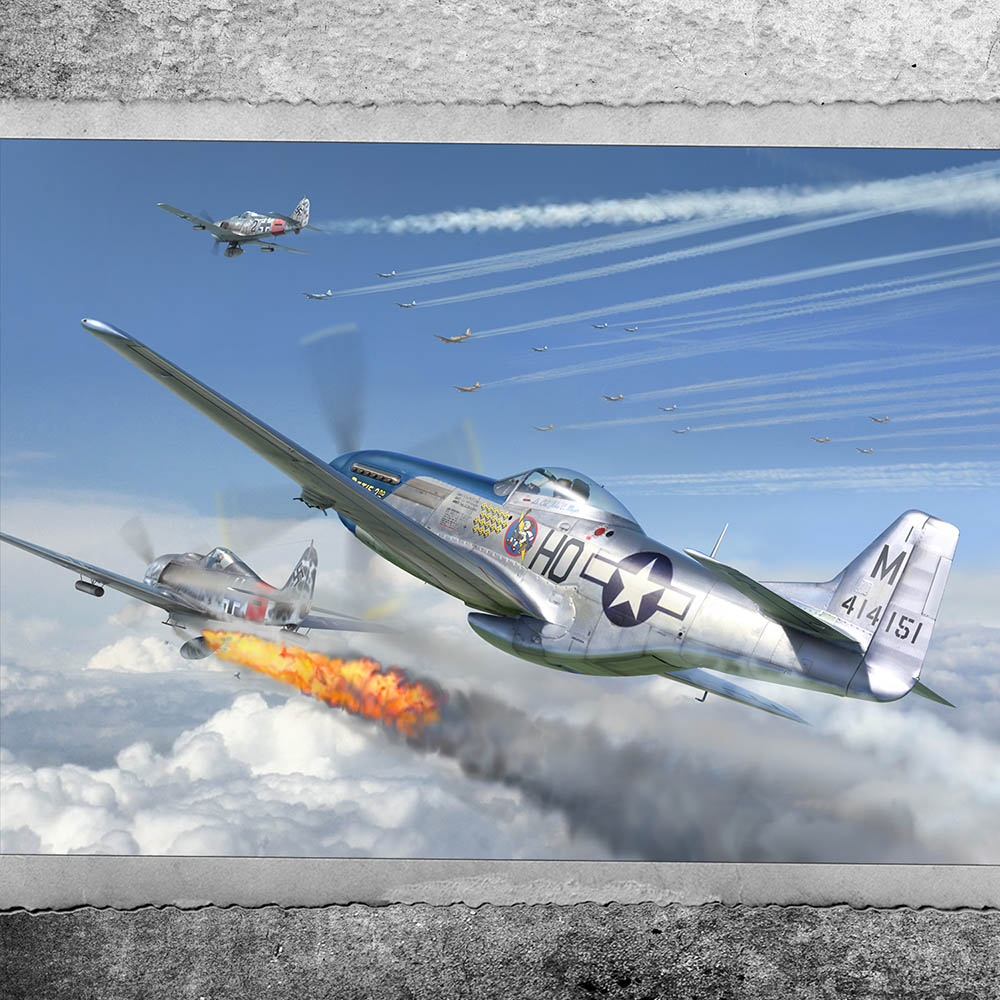 P-51D Mustang aircraft Great Britain, January