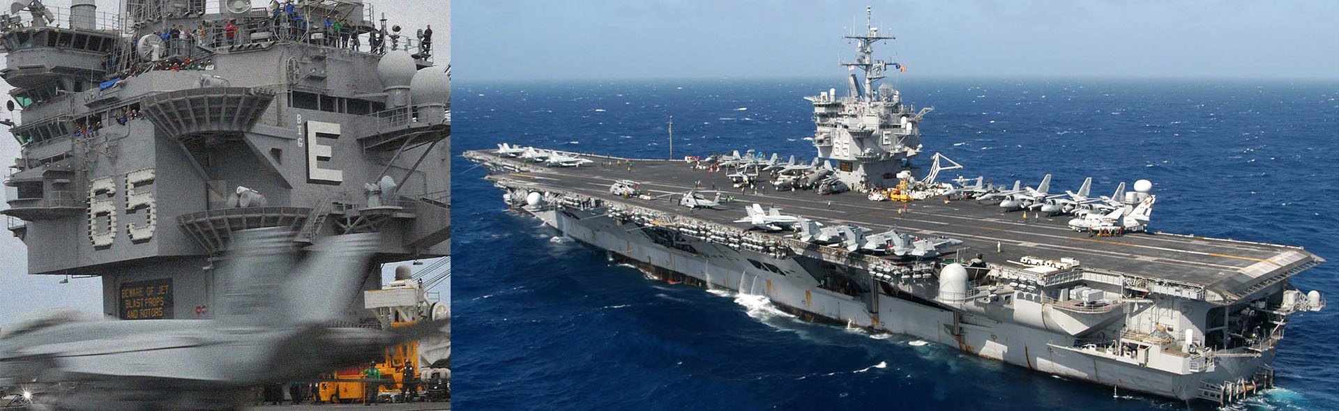 1:700美国海军企业级航空战舰 - 企业号(CVN-65), 船底版 2001年阿富汗 “持久自由行动”