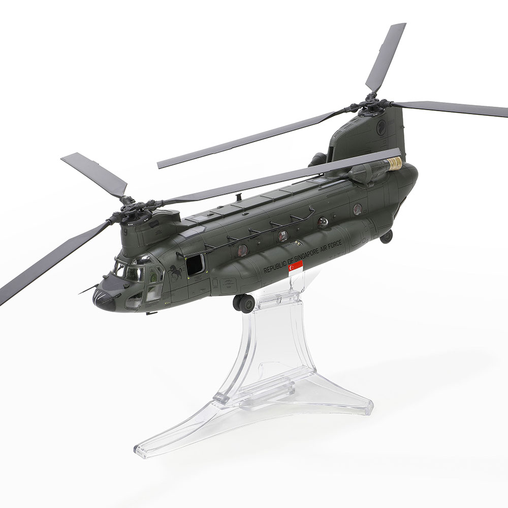 1/72 新加坡共和国空军波音CH -47SD 奇努克双旋翼重型直升机 2008年12月18日, 新加坡共和国空军第127中队, 三巴旺空军基地“HMS Echo医疗支援"