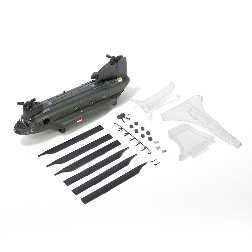 新加坡共和国空军波音CH -47SD 奇努克双旋翼重型直升机 2008年12月18日, 新加坡共和国空军第127中队, 三巴旺空军基地“HMS Echo医疗支援"