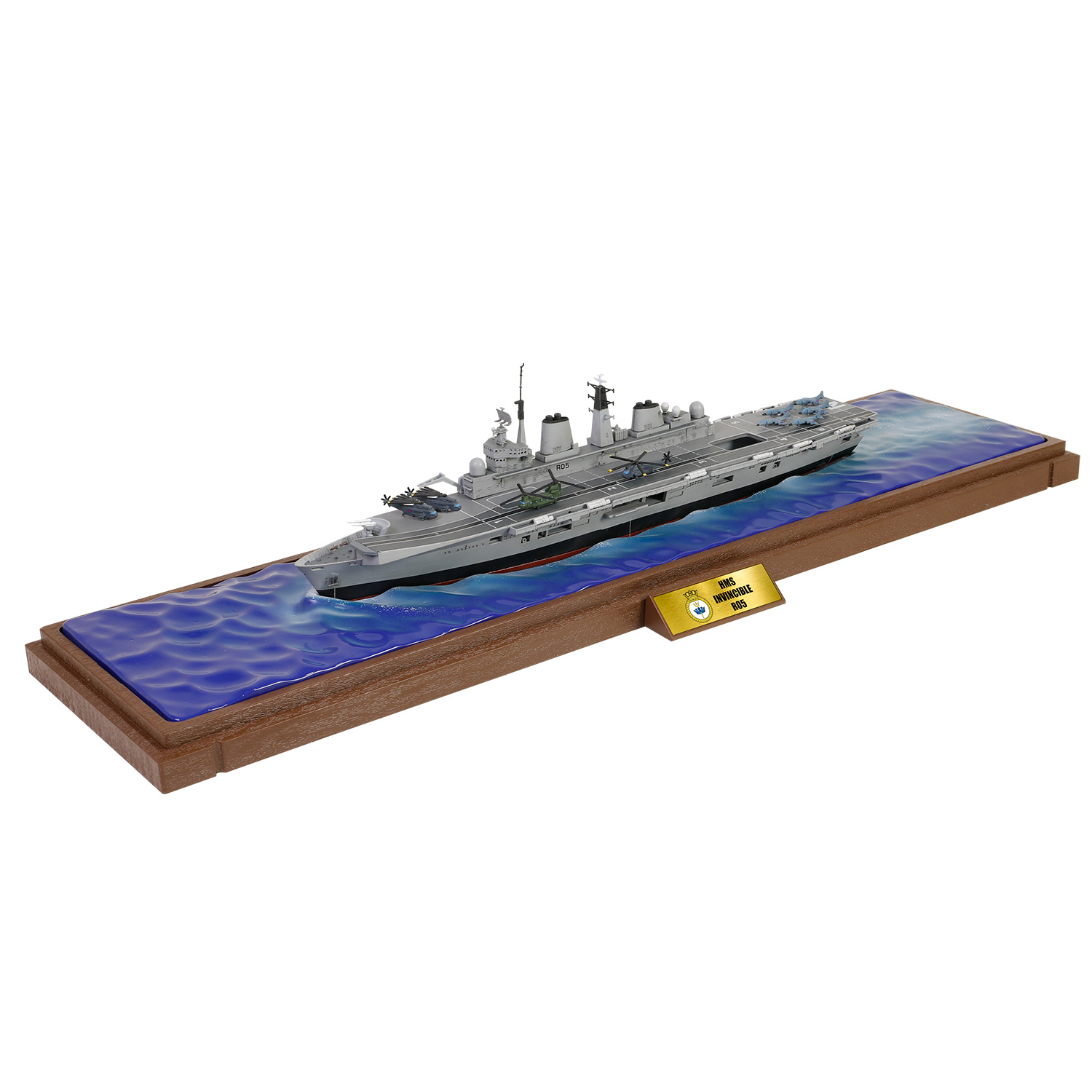 HMS Invincible(R05) Light Aircraft Carrier, Waterline edition Falklands War