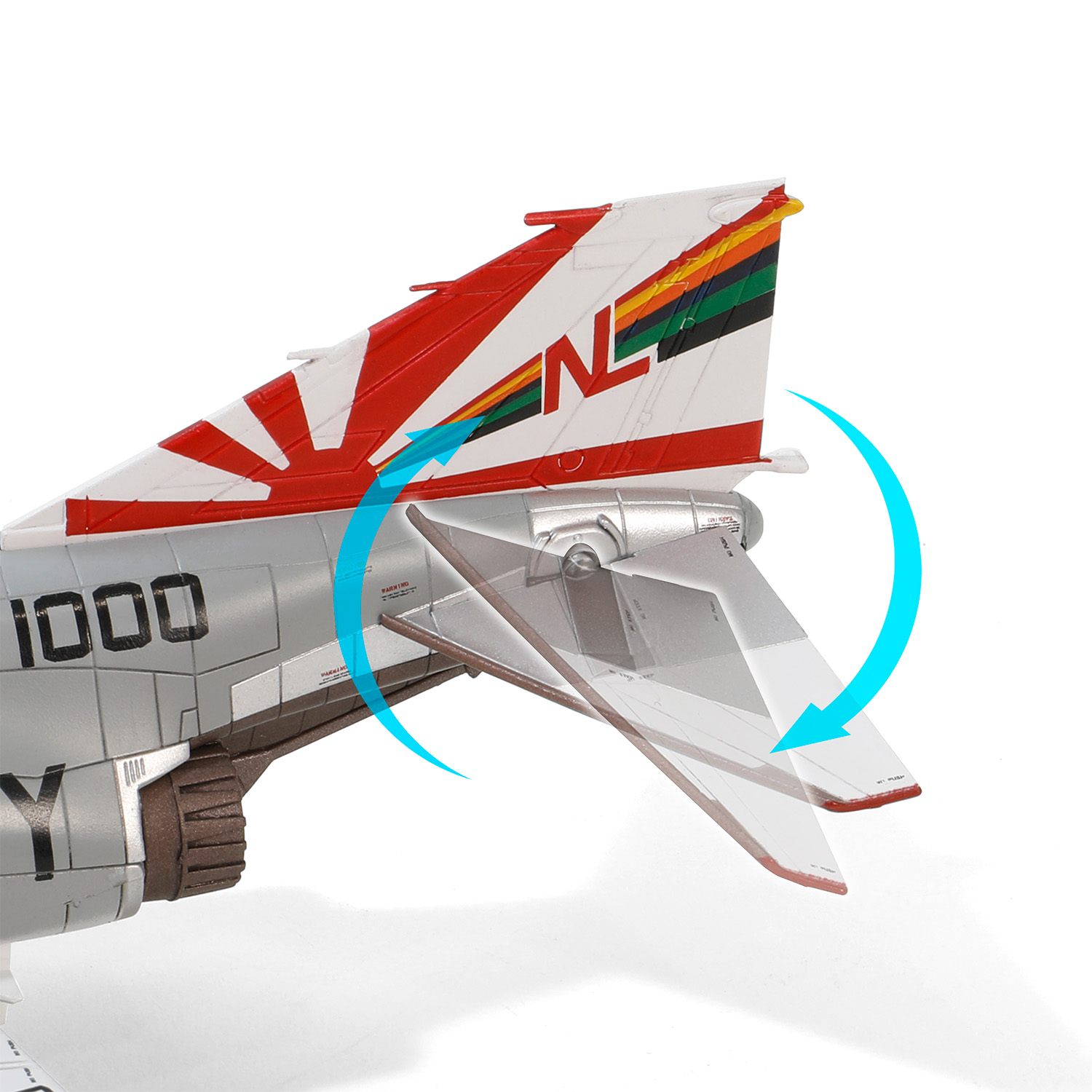 波音F-4B “鬼怪II”战斗机 VF-111 “落日者” 美国海军珊瑚海号航空母舰，VF-111战斗机中队(机身编号200)