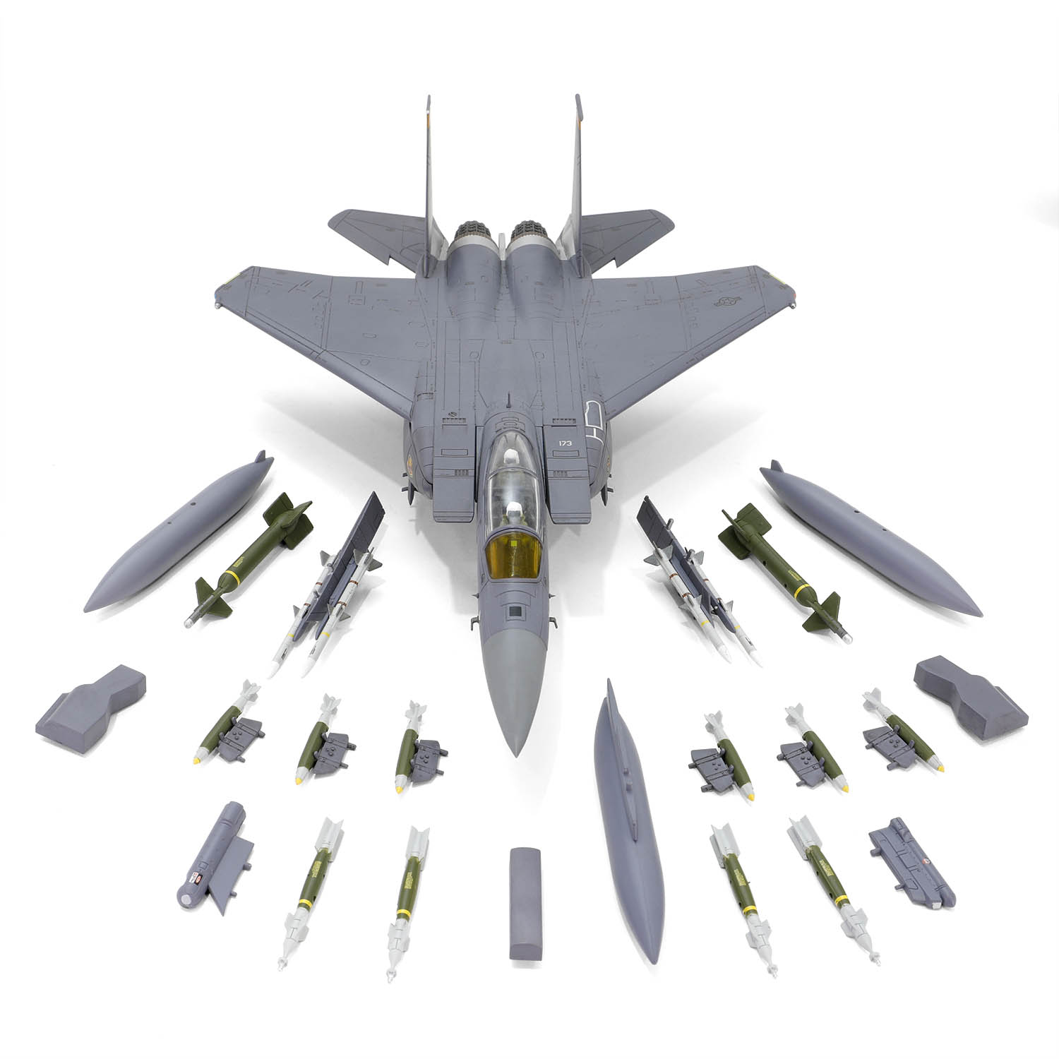 波音F-15E“打击鹰” 战斗机“鲨鱼嘴” 美国空军366联队391中队(“勇虎”中队)号机87-0173 