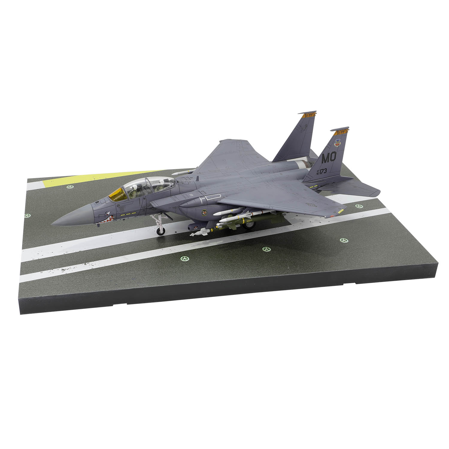 Boeing F-15E Strike Eagle“Shark Mouth”, USAF #87-0173, 391st Fighter Squadron 'Bold Tigers' , 366th Fighter Wing, U.S.A.F Mountain Home AFB, Idaho, 2002