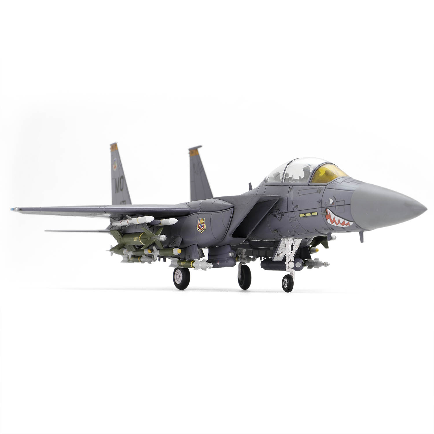 Boeing F-15E Strike Eagle“Shark Mouth”, USAF #87-0173, 391st Fighter Squadron 'Bold Tigers' , 366th Fighter Wing, U.S.A.F Mountain Home AFB, Idaho, 2002
