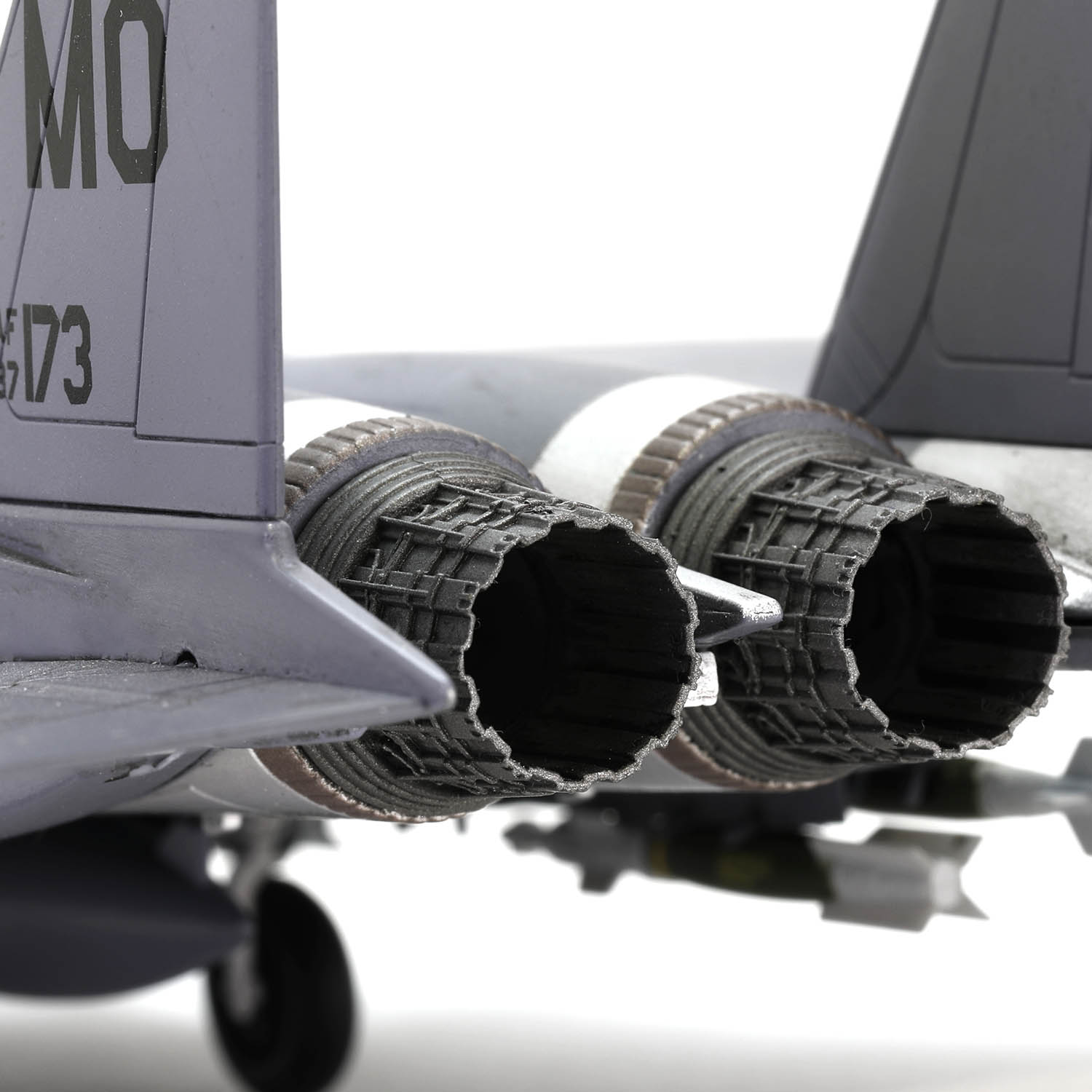 美国空军第366战斗机联队第391战斗机中队"猛虎"（391st FS 'Bold Tigers'）所属F-15E"攻击鹰"多用途战斗机（机身编号87-0173），驻防爱达荷州芒廷霍姆空军基地，2002年