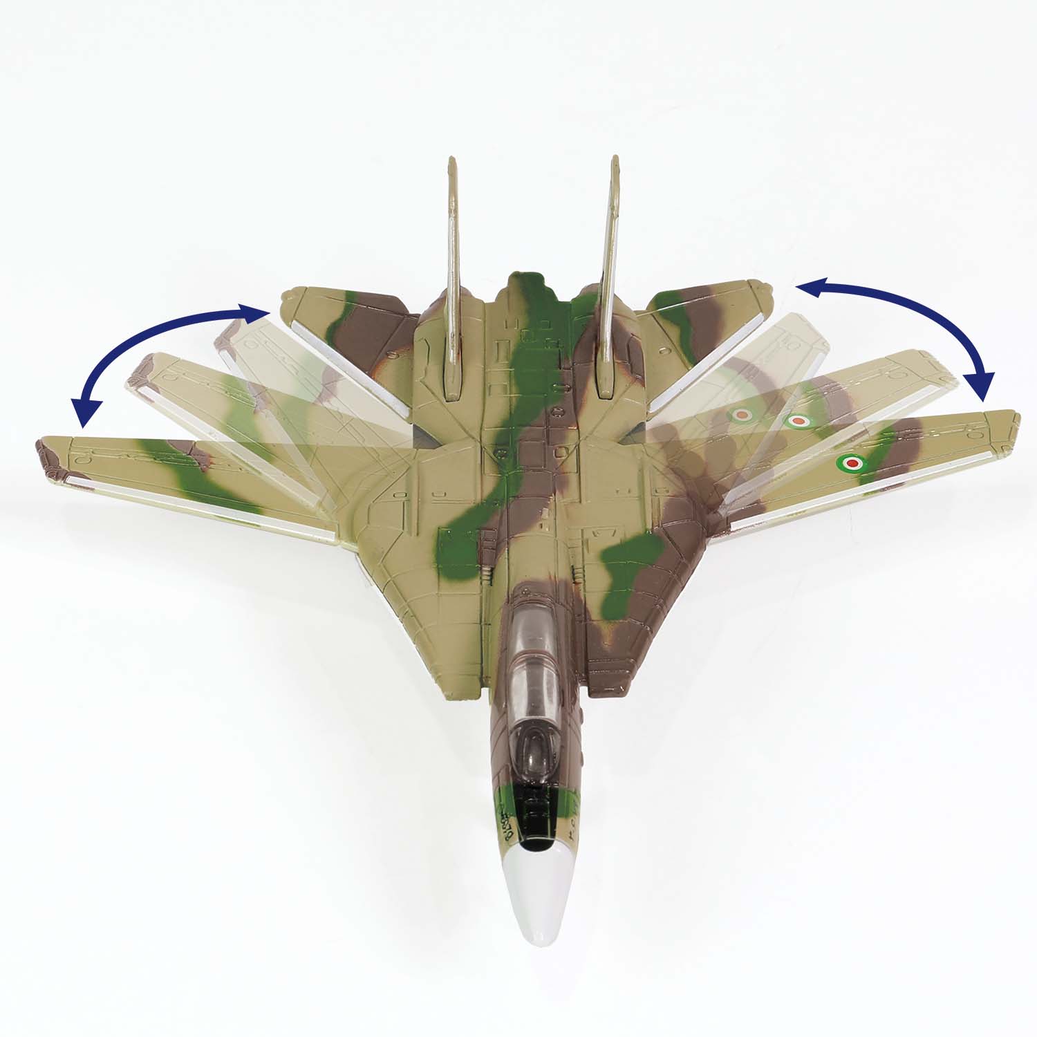 CVN-65 Enterprise deck + 4' Legendary F-14 Tomcat series Section #H deck + F-14A BuNo.160353 (3-6056), Tactical Fighter Base 8, Khatami, 1984 Asia Minor camouflage