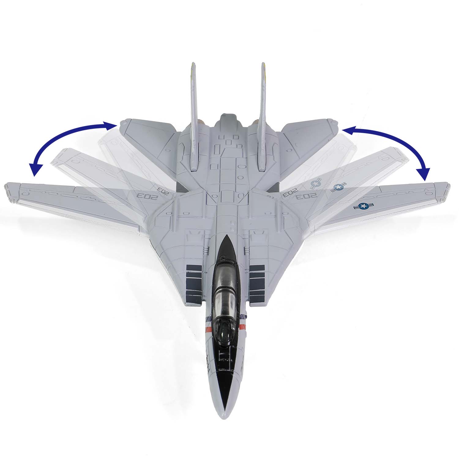 CVN-65 Enterprise deck + 4' Legendary F-14 Tomcat series Section #C deck + F-14A BuNo. 158988, VF-2 "Bounty Hunters", #216, CVW-14, USS Enterprise CVN-65, 1977