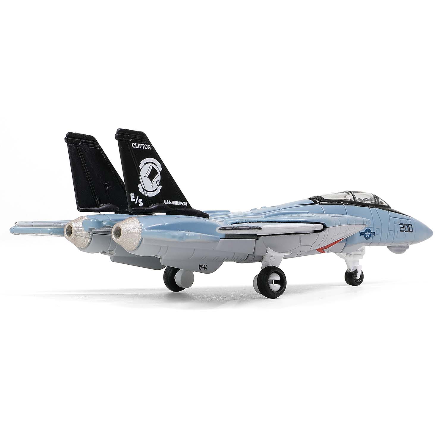 CVN-65 Enterprise deck + 4' Legendary F-14 Tomcat series Section #F deck + F-14A BuNo. 162698, VF-14 "Tophatters", USS Enterprise CVN-65, 1996