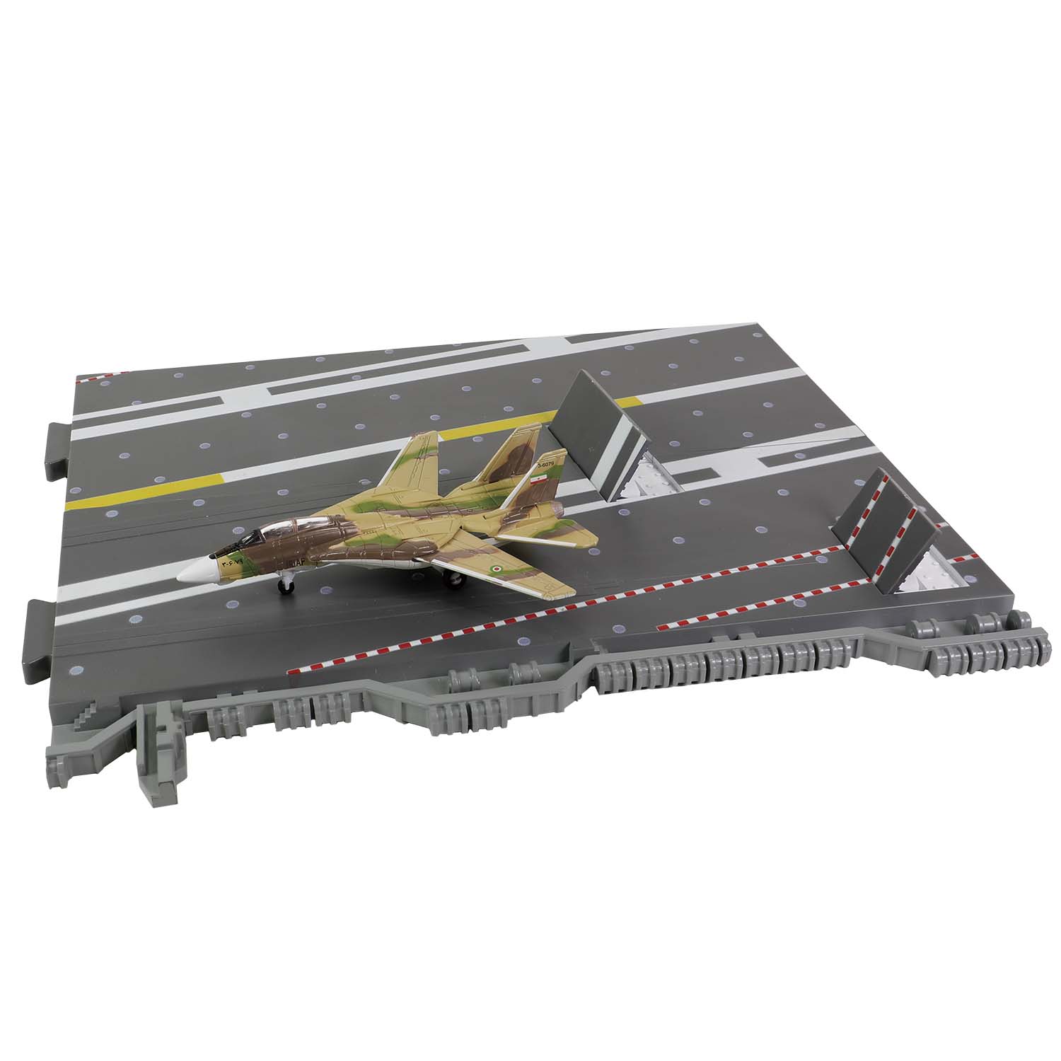 CVN-65 Enterprise deck + 4' Legendary F-14 Tomcat series Section #H deck + F-14A BuNo.160353 (3-6056), Tactical Fighter Base 8, Khatami, 1984 Asia Minor camouflage