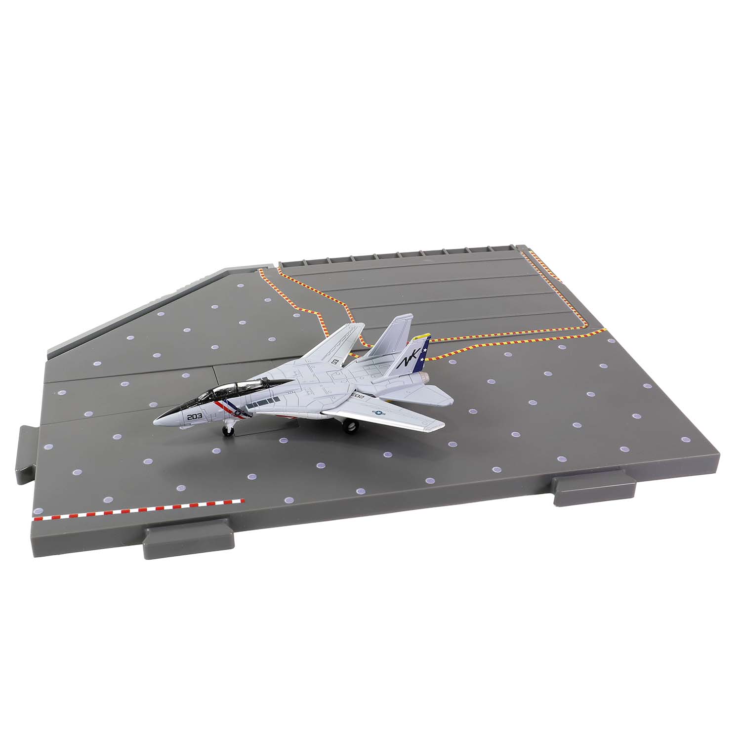 CVN-65 Enterprise deck + 4' Legendary F-14 Tomcat series Section #C deck + F-14A BuNo. 158988, VF-2 "Bounty Hunters", #216, CVW-14, USS Enterprise CVN-65, 1977