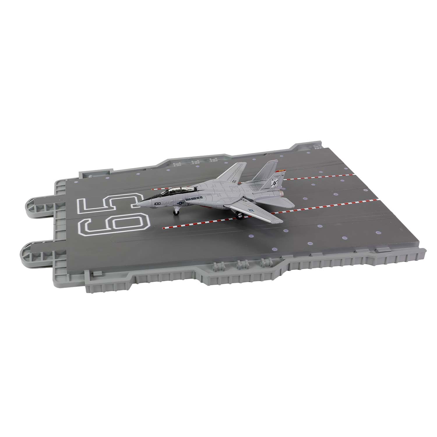 CVN-65 Enterprise deck + 4' Legendary F-14 Tomcat series Section #A deck + F-14A BuNo.161274, VF-41 "Black Aces", USS Enterprise CVN-65, Bosnia & Kosovo, 2001