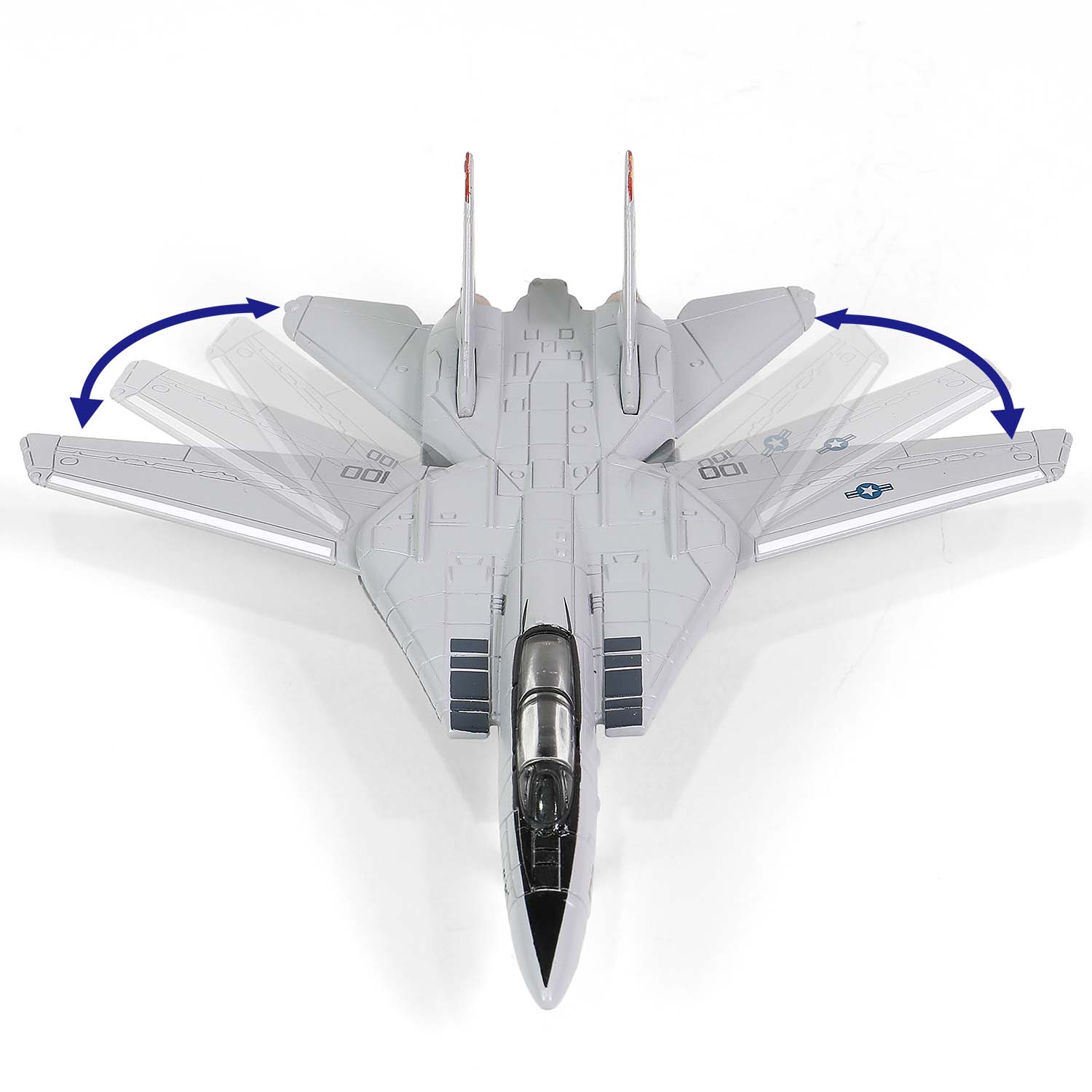 CVN-65 Enterprise deck + 4' Legendary F-14 Tomcat series Section #A deck + F-14A BuNo.161274, VF-41 "Black Aces", USS Enterprise CVN-65, Bosnia & Kosovo, 2001