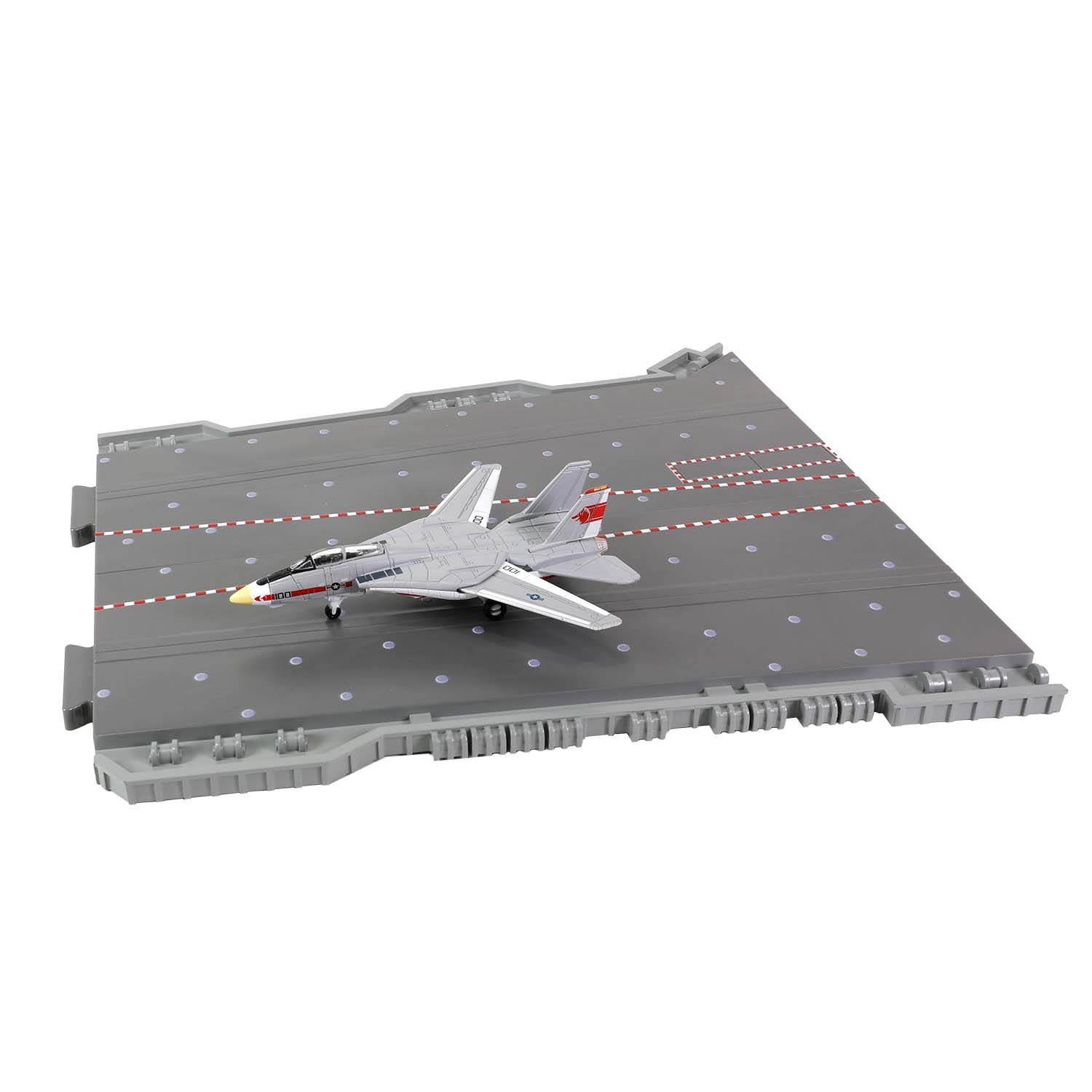 CVN-65 Enterprise deck + 4' Legendary F-14 Tomcat series Section #B deck + F-14A BuNo. 161274, VF-1 "Wolfpack" , USS Enterprise CVN-65, Evacuation of Saigon, 1975
